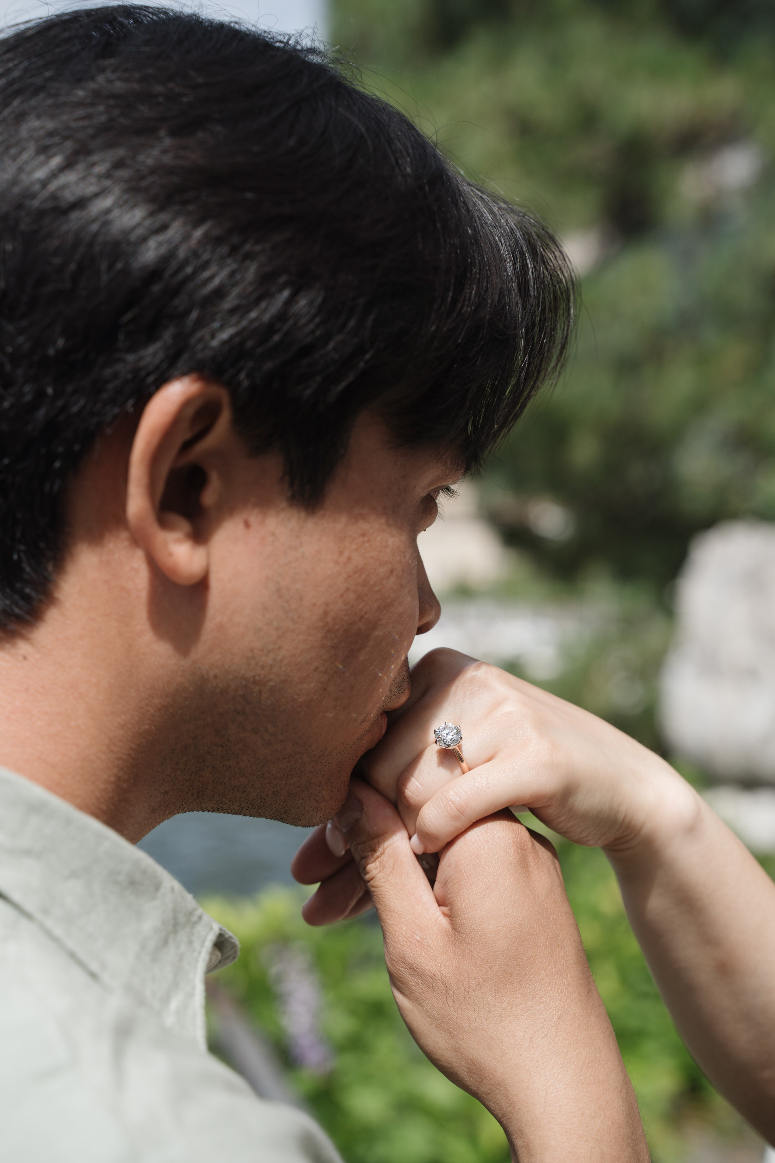 Tremezzo Sunrise Proposal. Lake Como Proposal Photographer | Surprise Proposals & Engagements