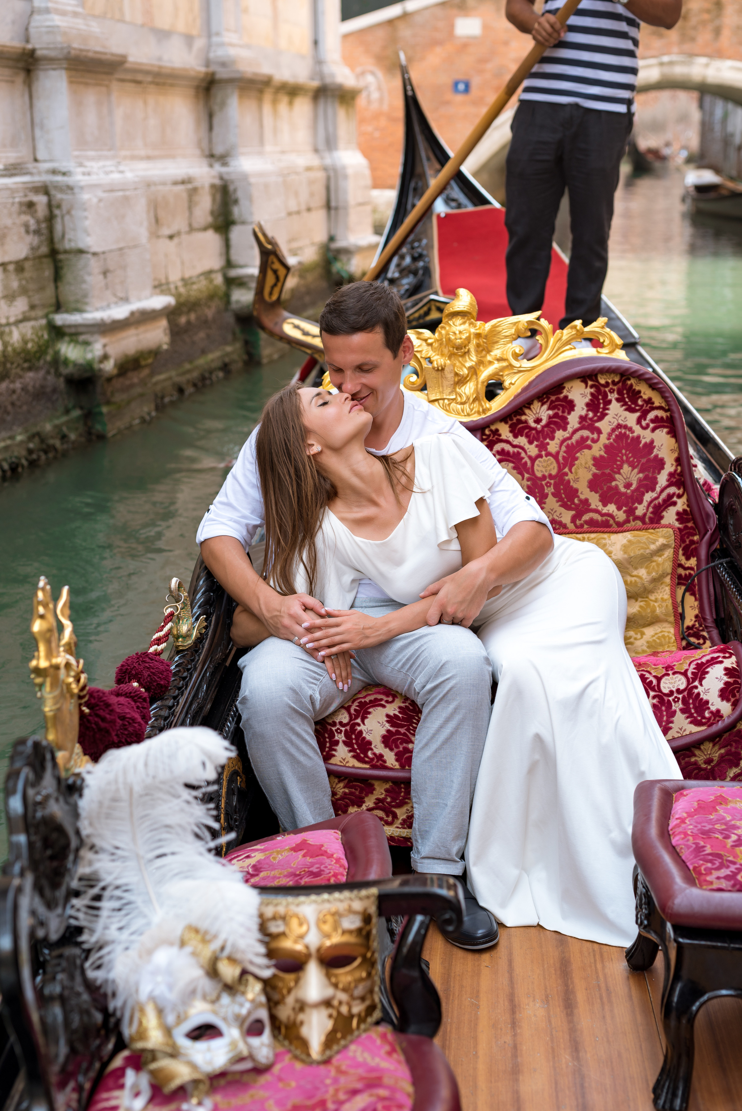 Photoshoot in gondola. Фотограф в Венеции Anna Terzi