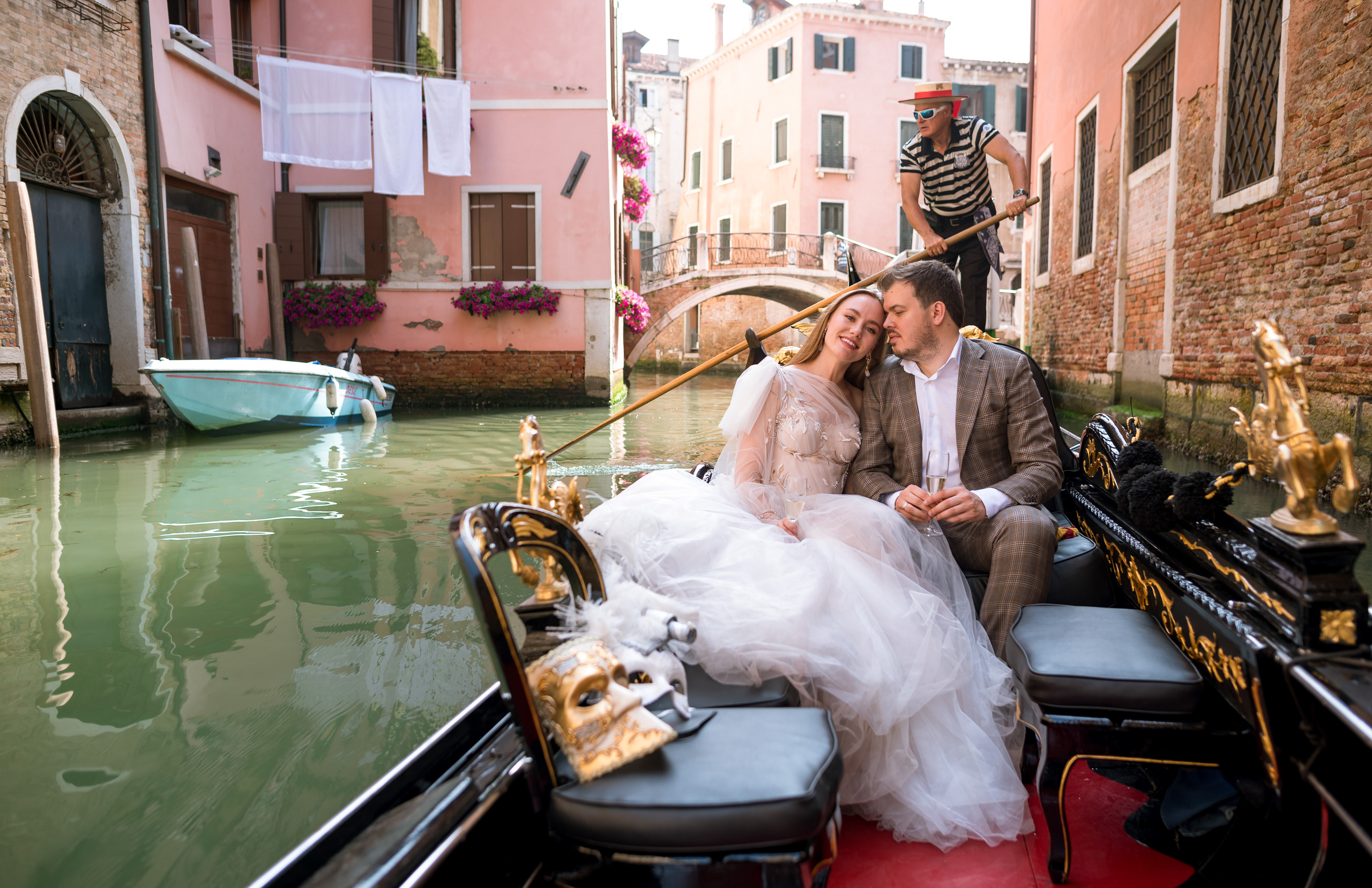 Photoshoot in gondola. Фотограф в Венеции Anna Terzi