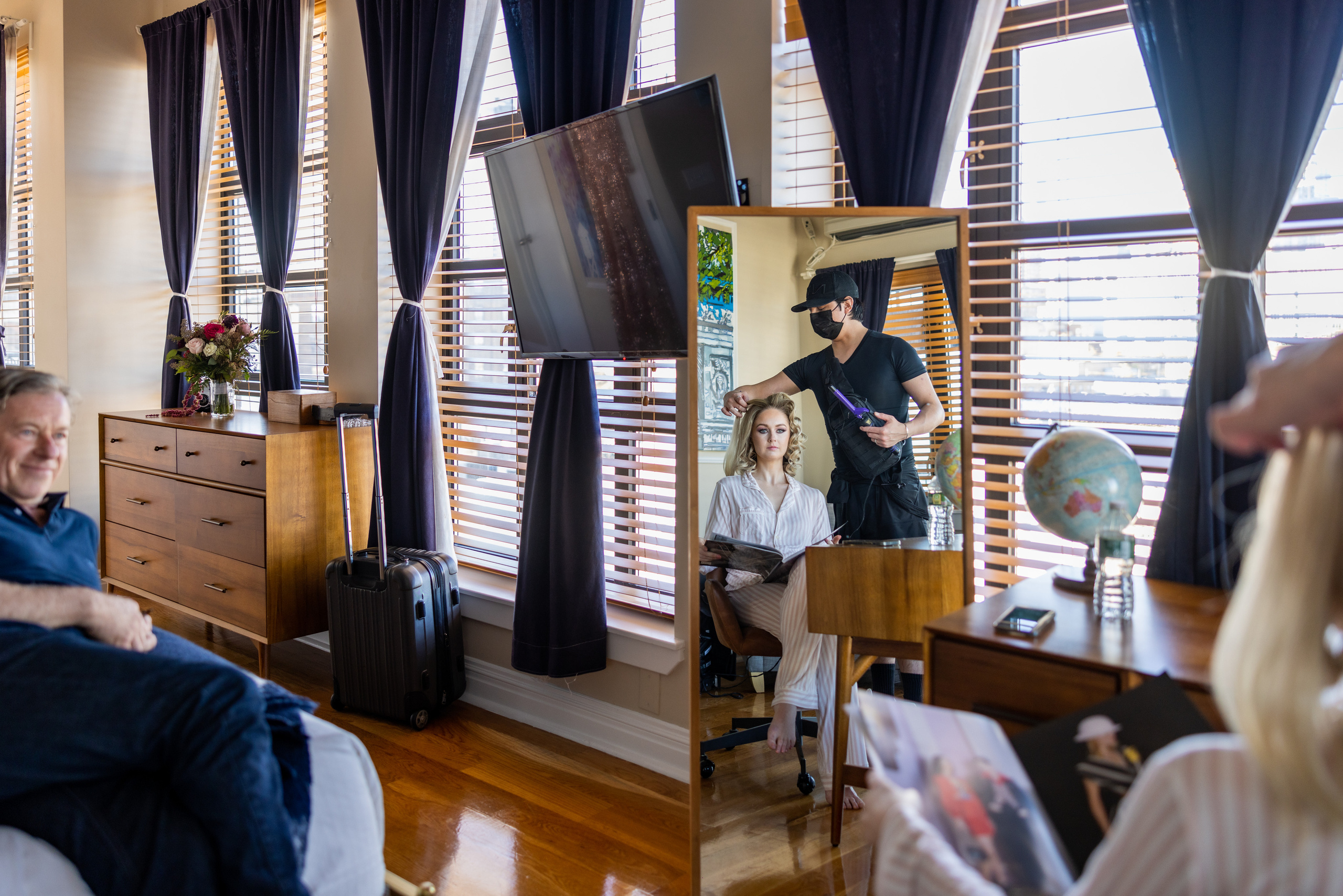 Nicholas & Madeleine. Wedding and Event photography, Kisses + Veil