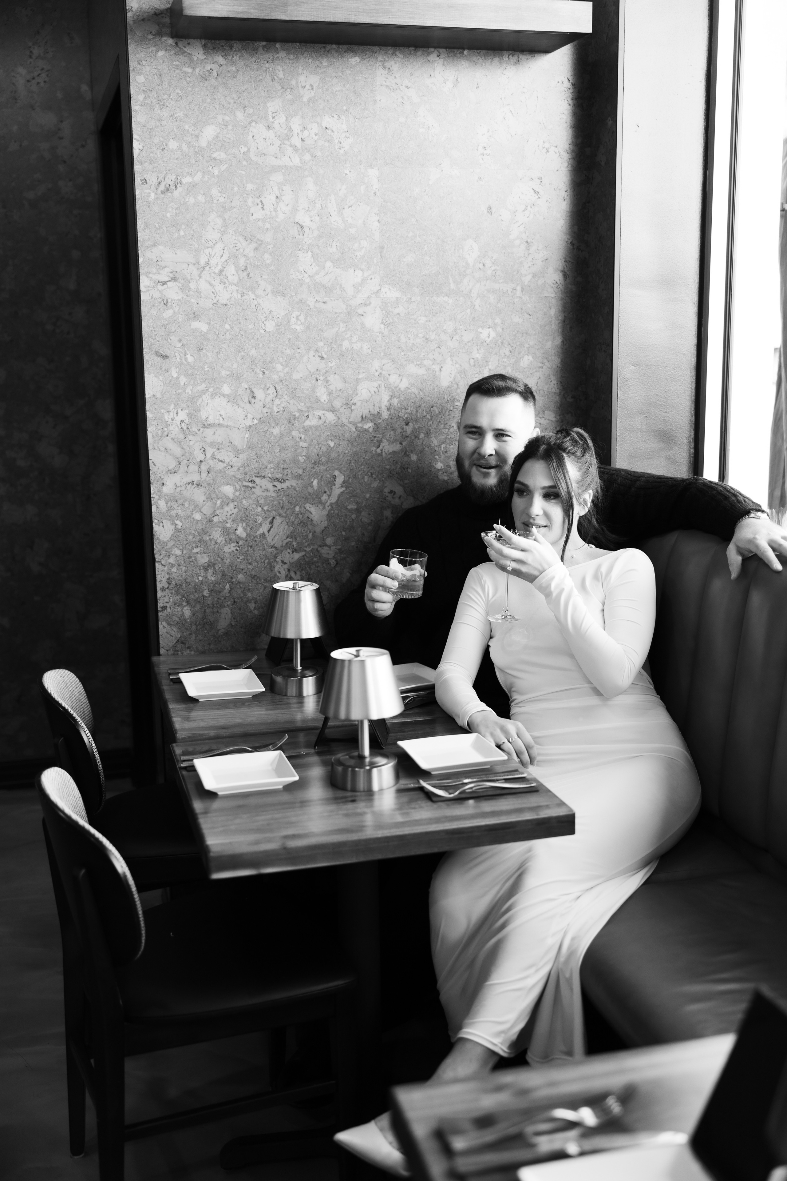 Engagement. Wedding and Event photography, Kisses + Veil