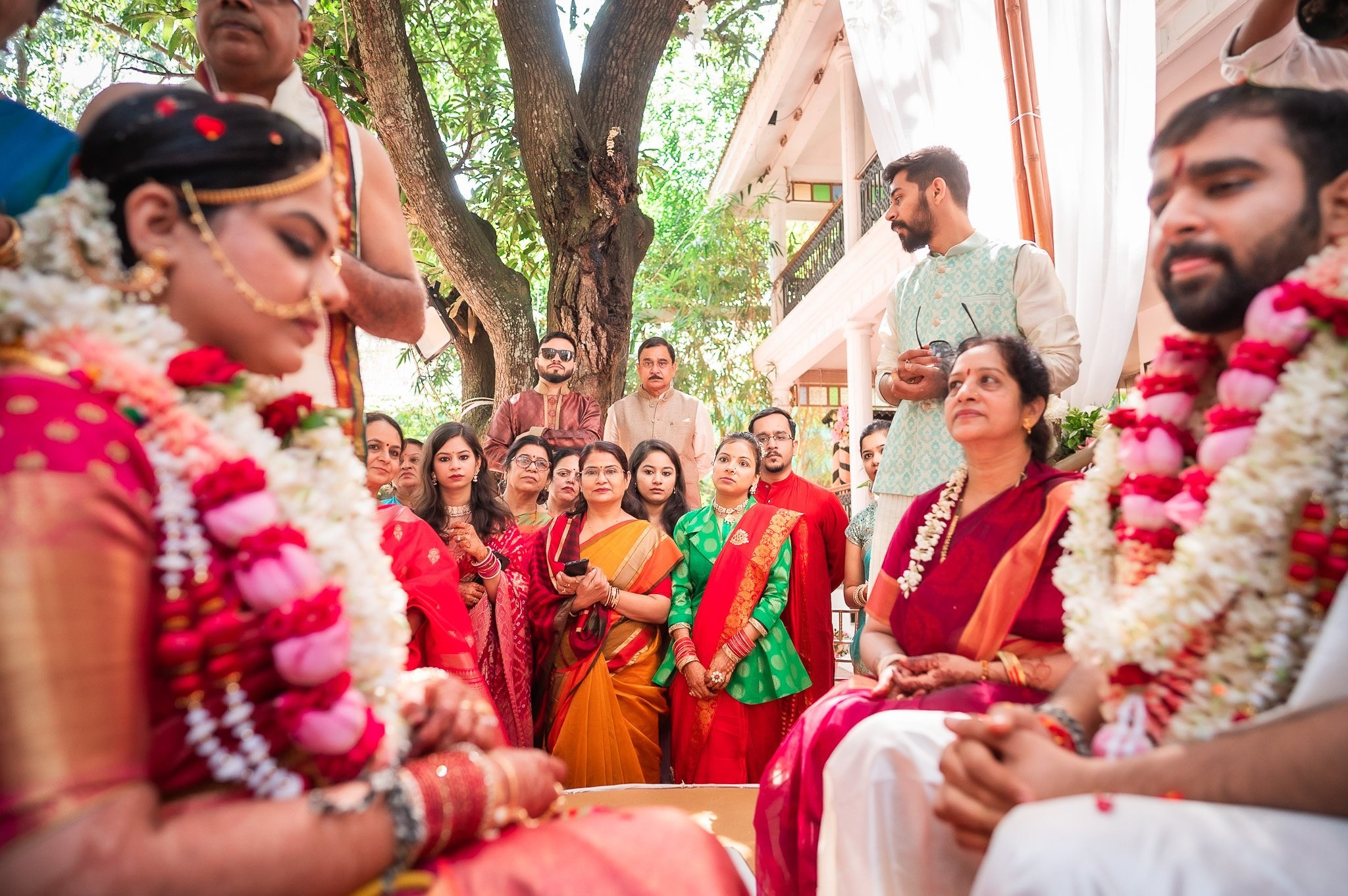 Telugu + Punjabi Fusion Wedding at Le Roma Gardenia resort, Bangalore, India