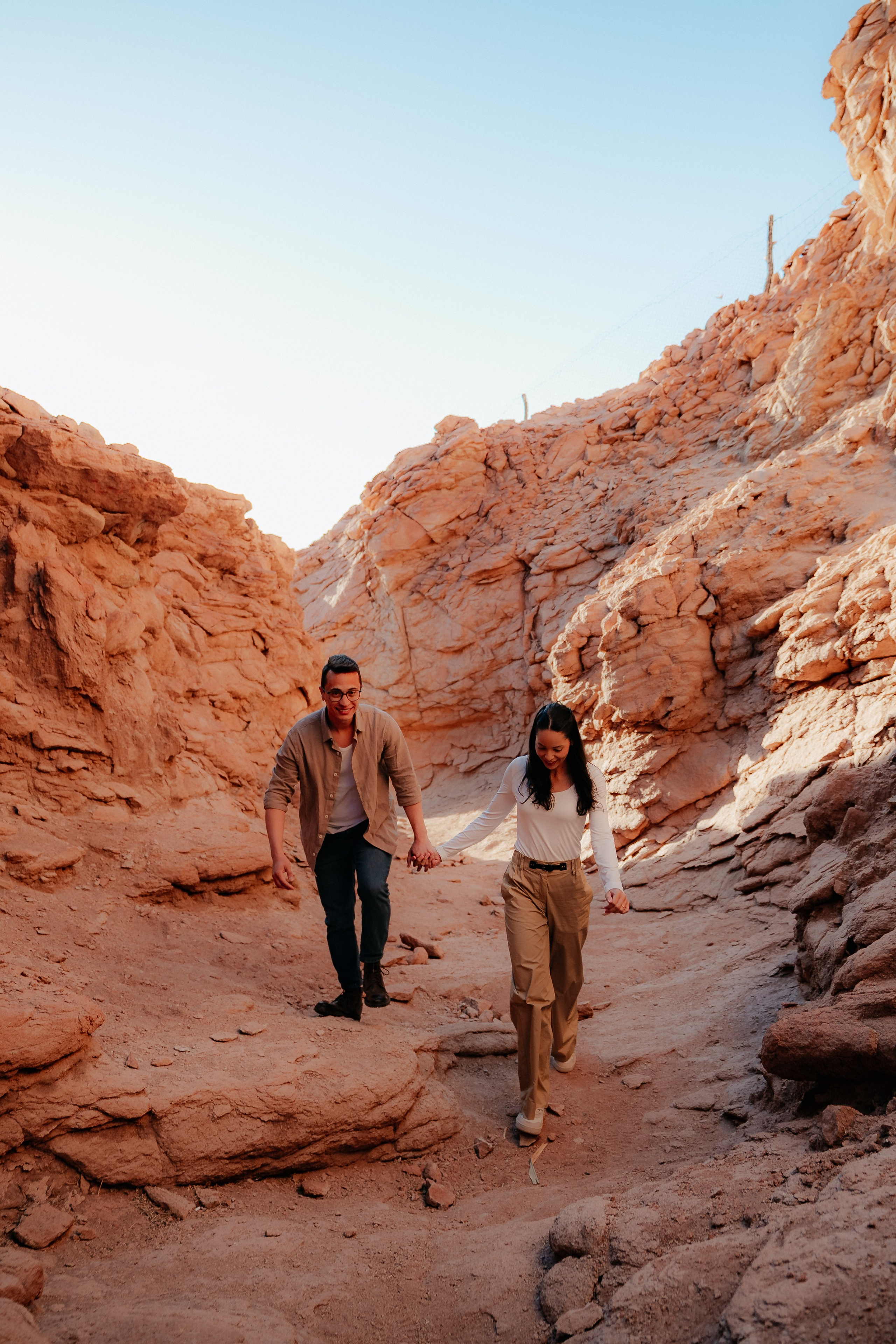 Sessão casual no Vale dos Cogumelos. Fotógrafo em San Pedro de Atacama