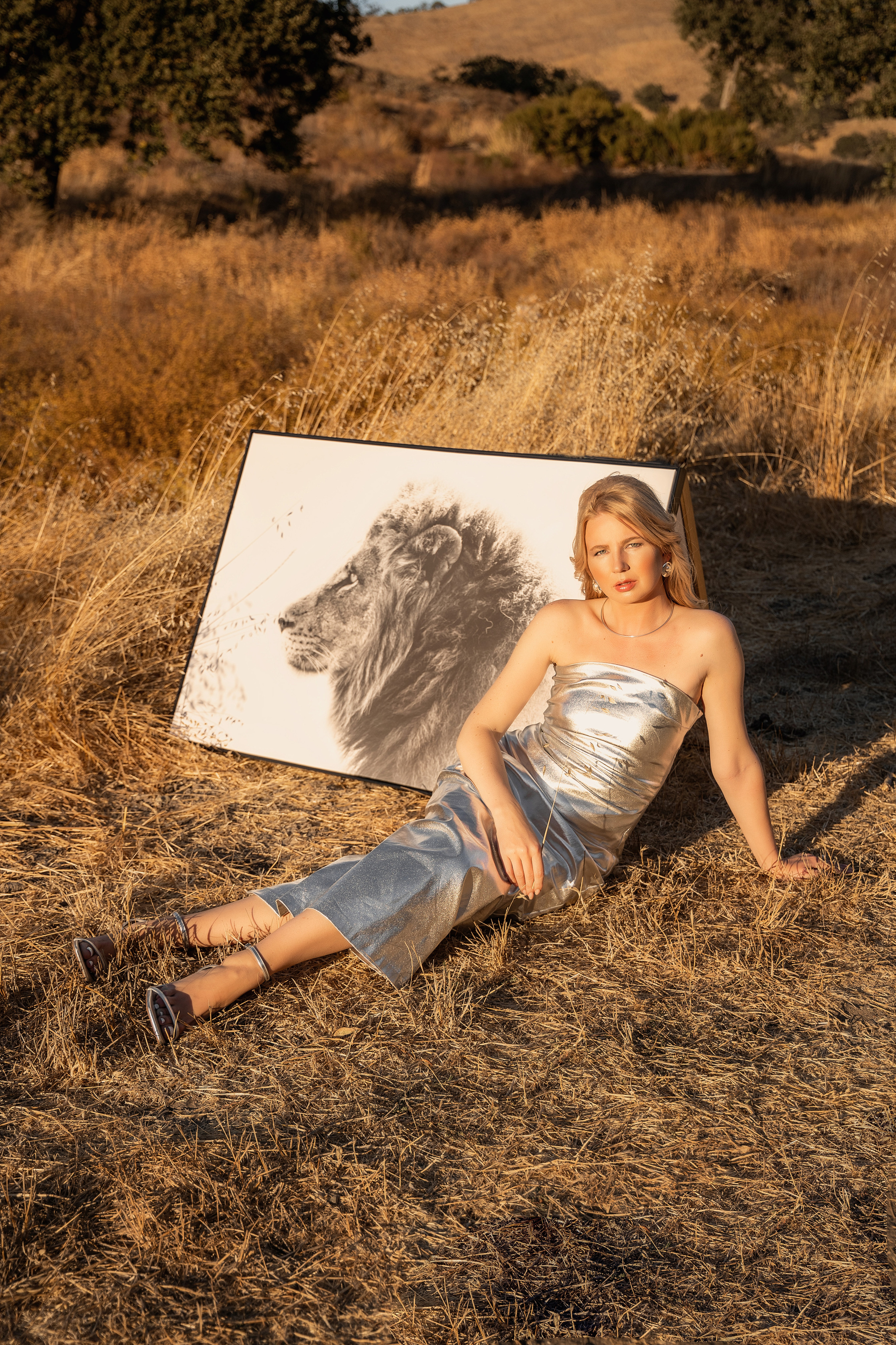 Walking with a lion. Bay Area Photographer: family, maternity, love story, wedding