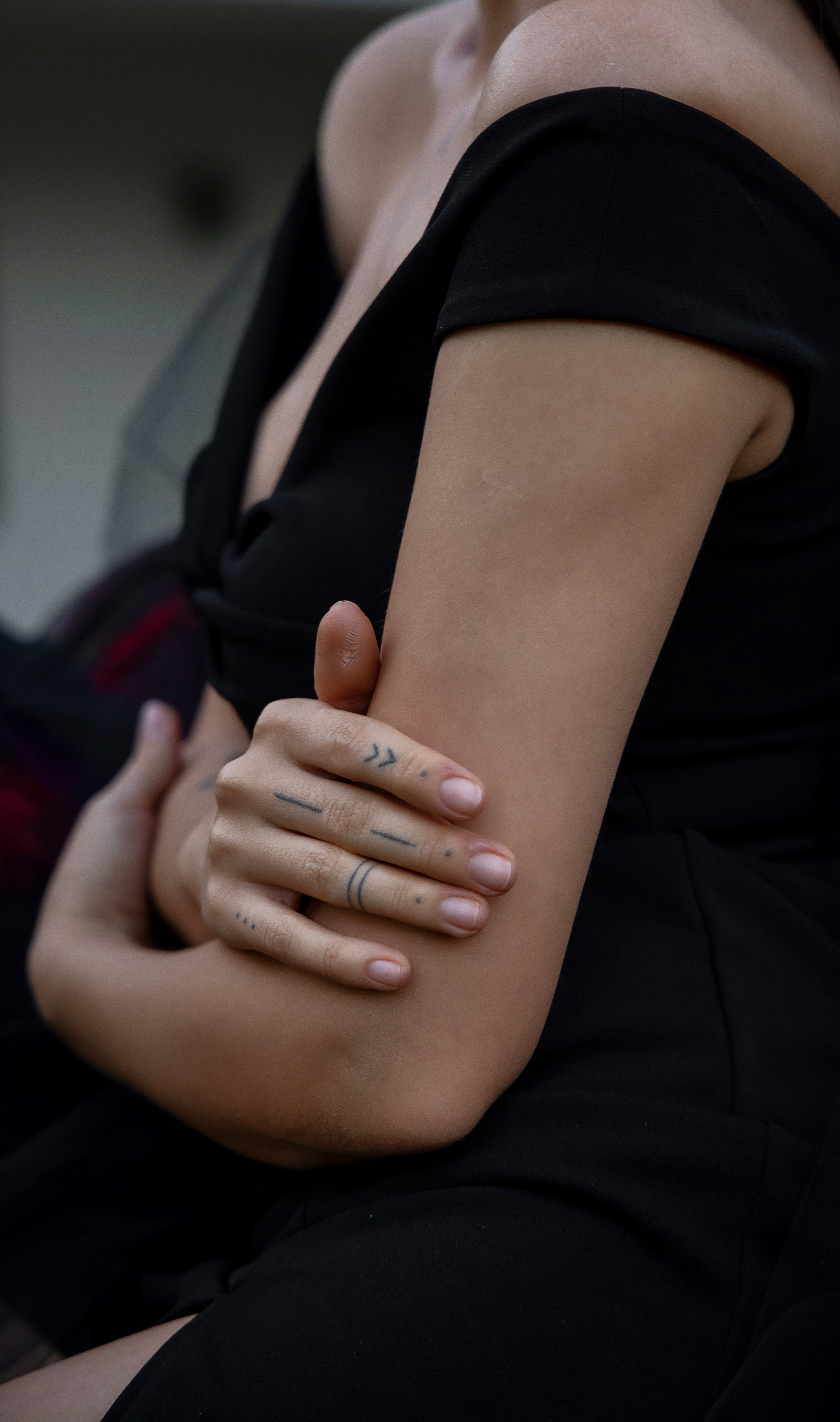 The bride in black dress. Bay Area Photographer: family, maternity, love story, wedding