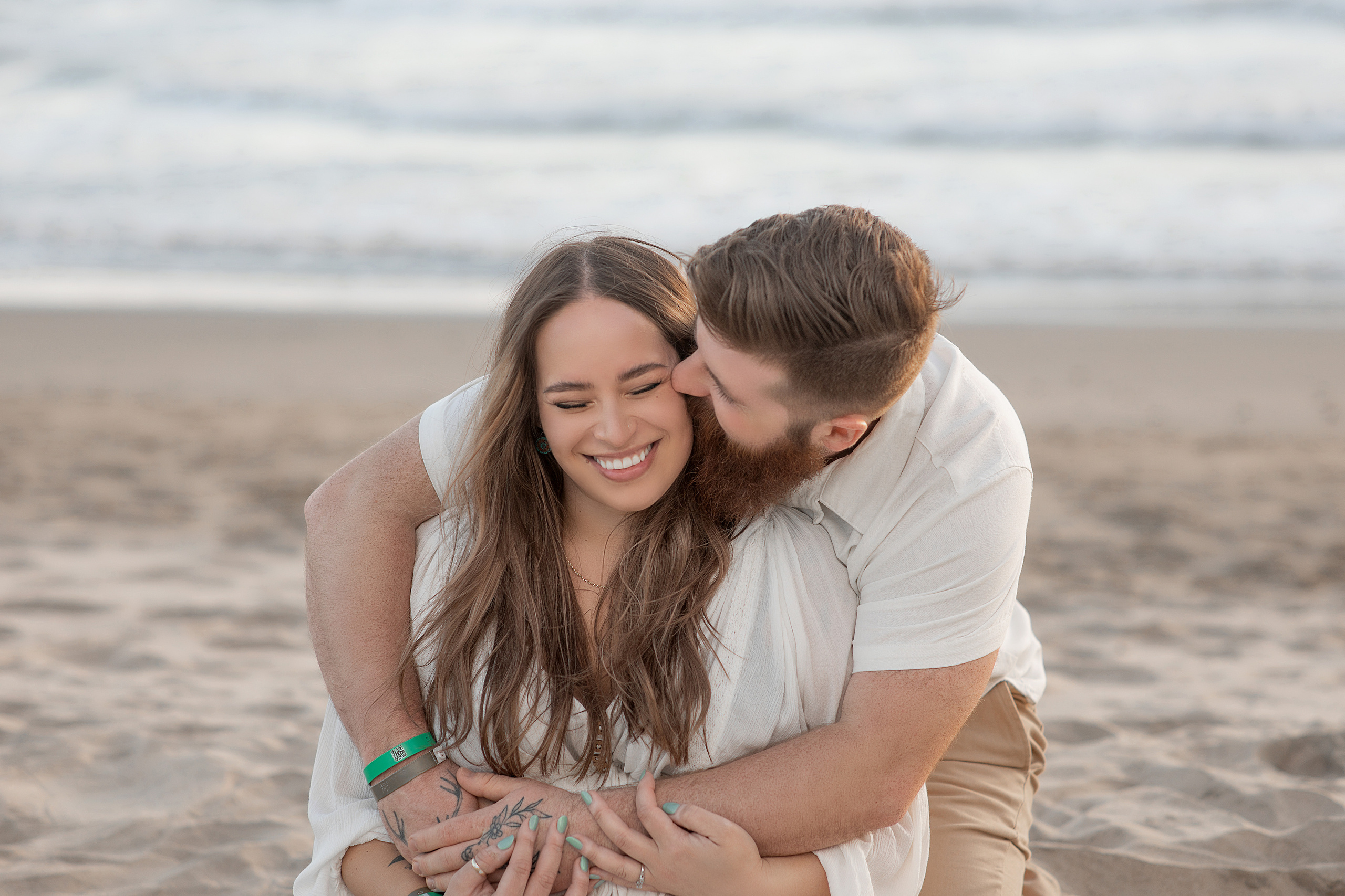 Sesion de maternidad en la playa para Natalie. Виктория Кастельянос. Русскоязычный фотограф в Мексике