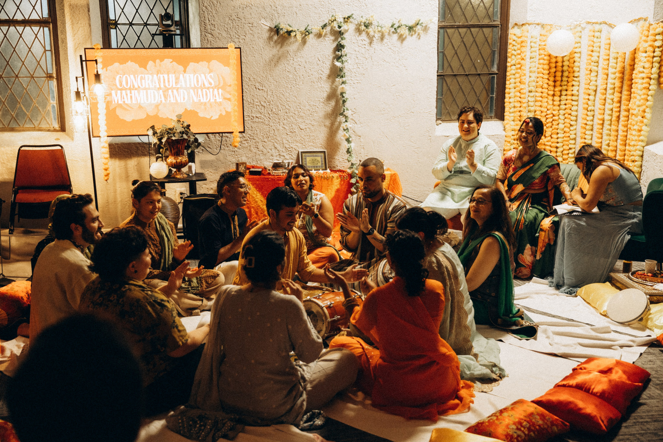 Haldi Ceremony for Two Brides | Multicultural Wedding Celebration in Boston