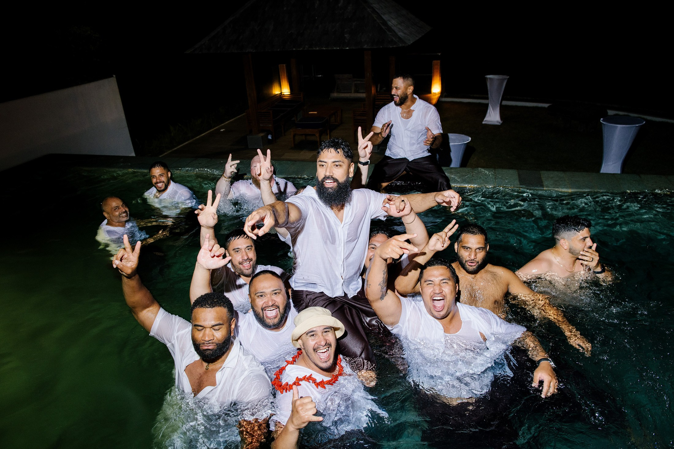 Big funny wedding with guests in paradise Bali island. Get.it.feel — Aesthetic Photography and Videography