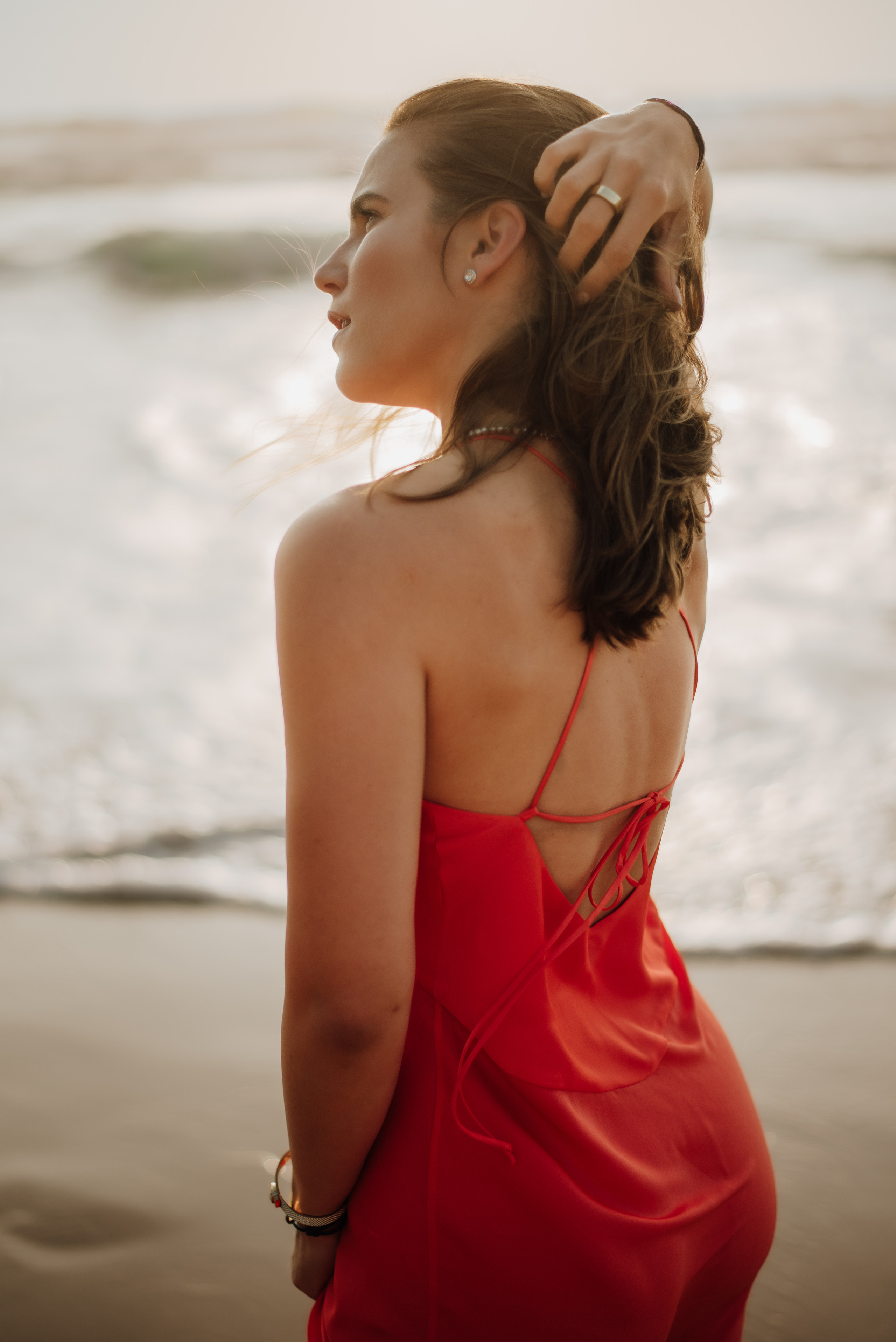 Fashion photo session at the beach. Lifestyle, wedding and family photographer