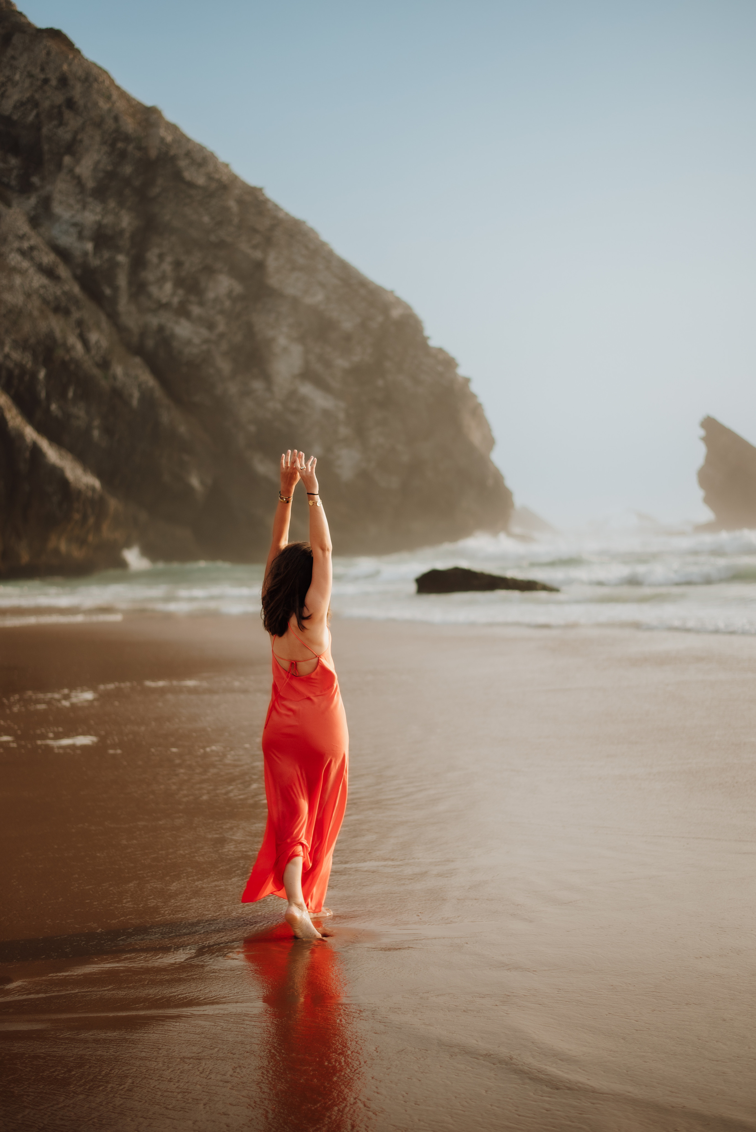 Fashion photo session at the beach. Lifestyle, wedding and family photographer