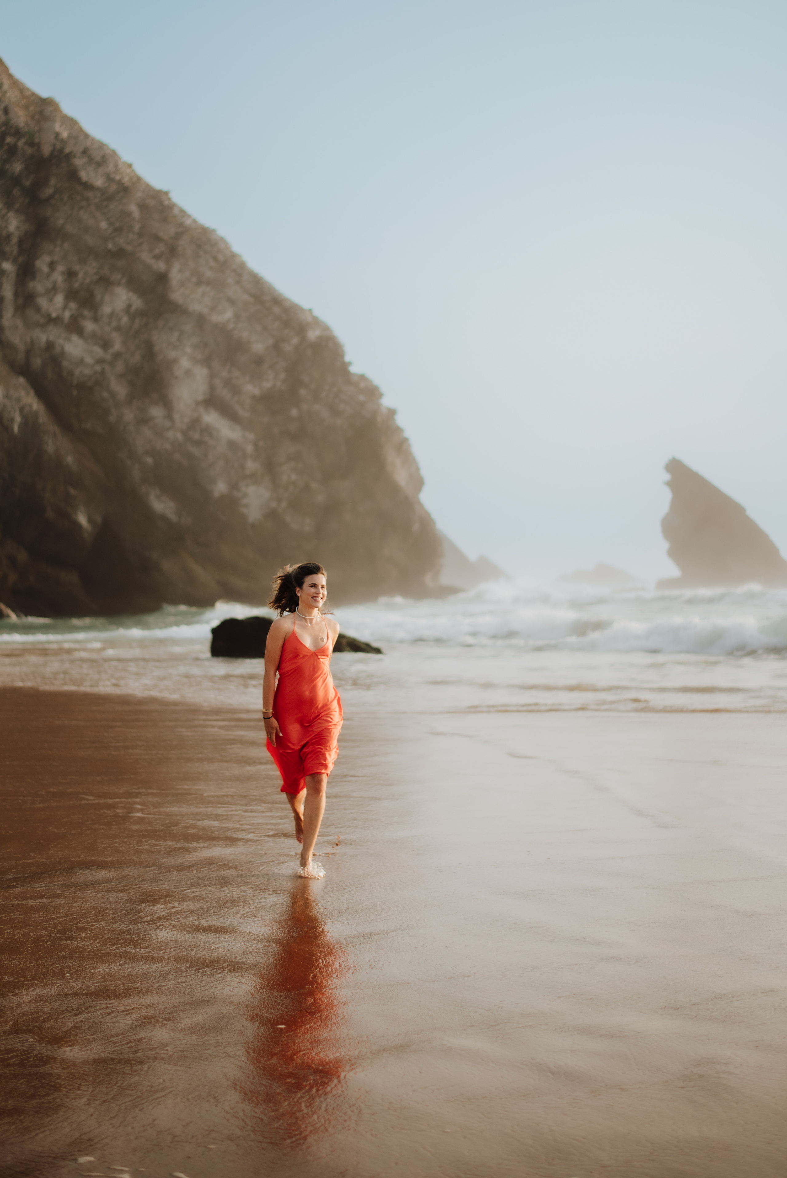 Fashion photo session at the beach. Lifestyle, wedding and family photographer