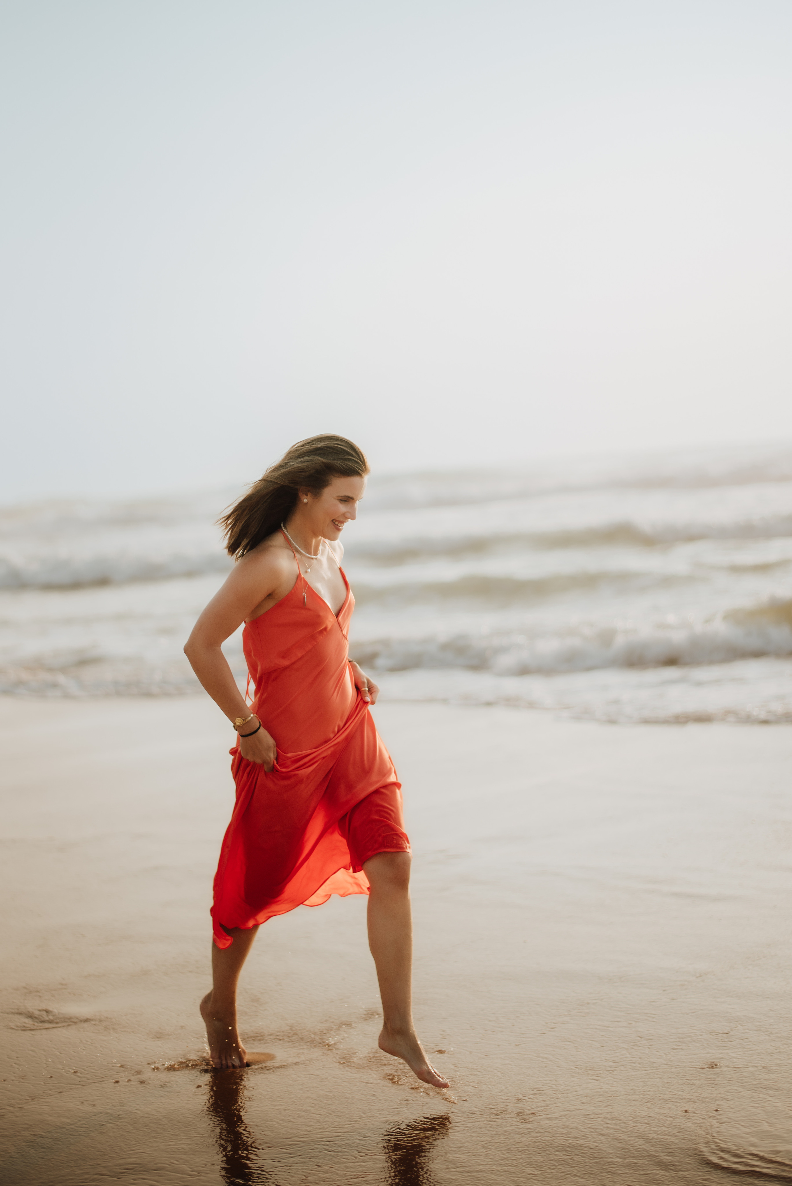 Fashion photo session at the beach. Lifestyle, wedding and family photographer