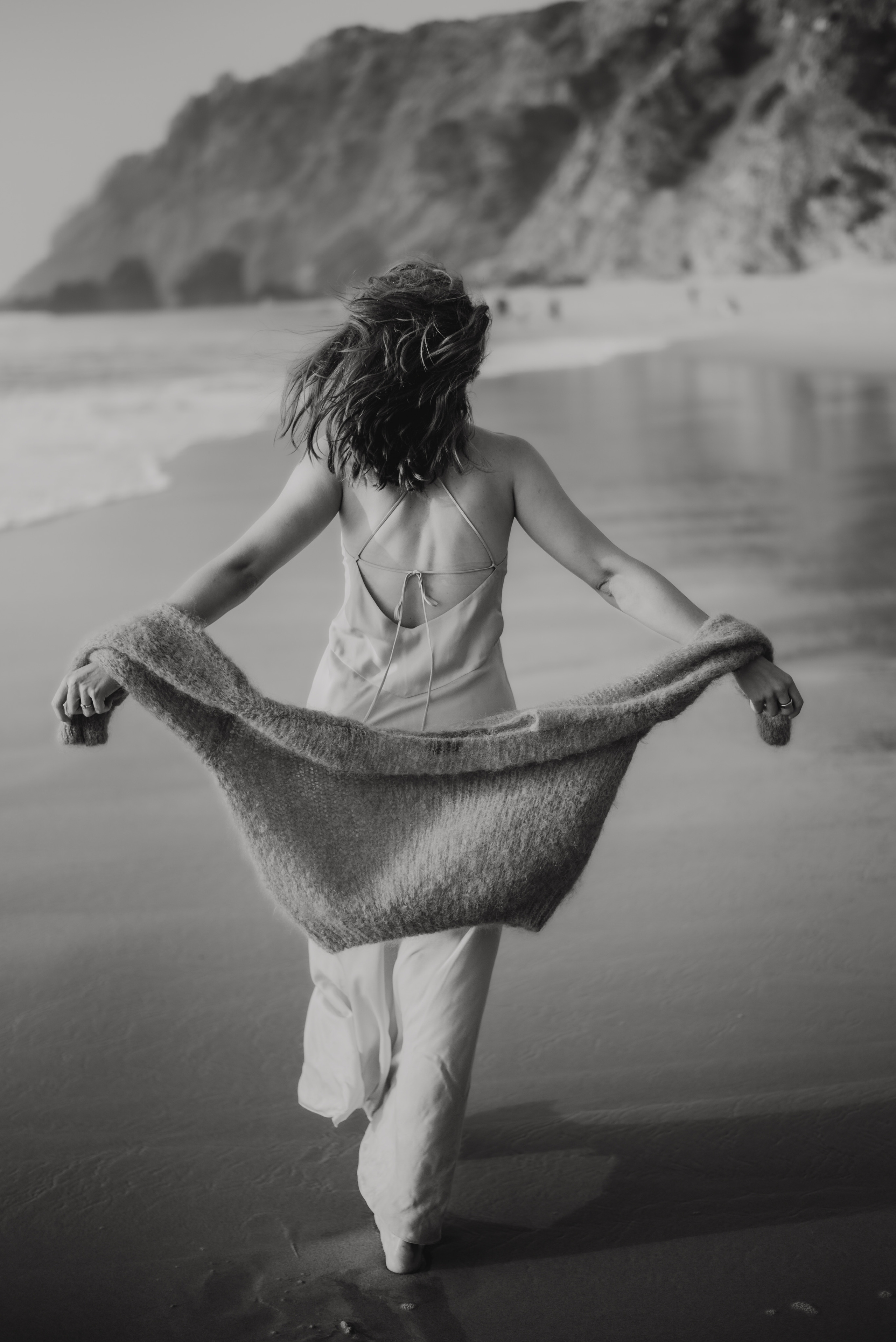 Fashion photo session at the beach. Lifestyle, wedding and family photographer