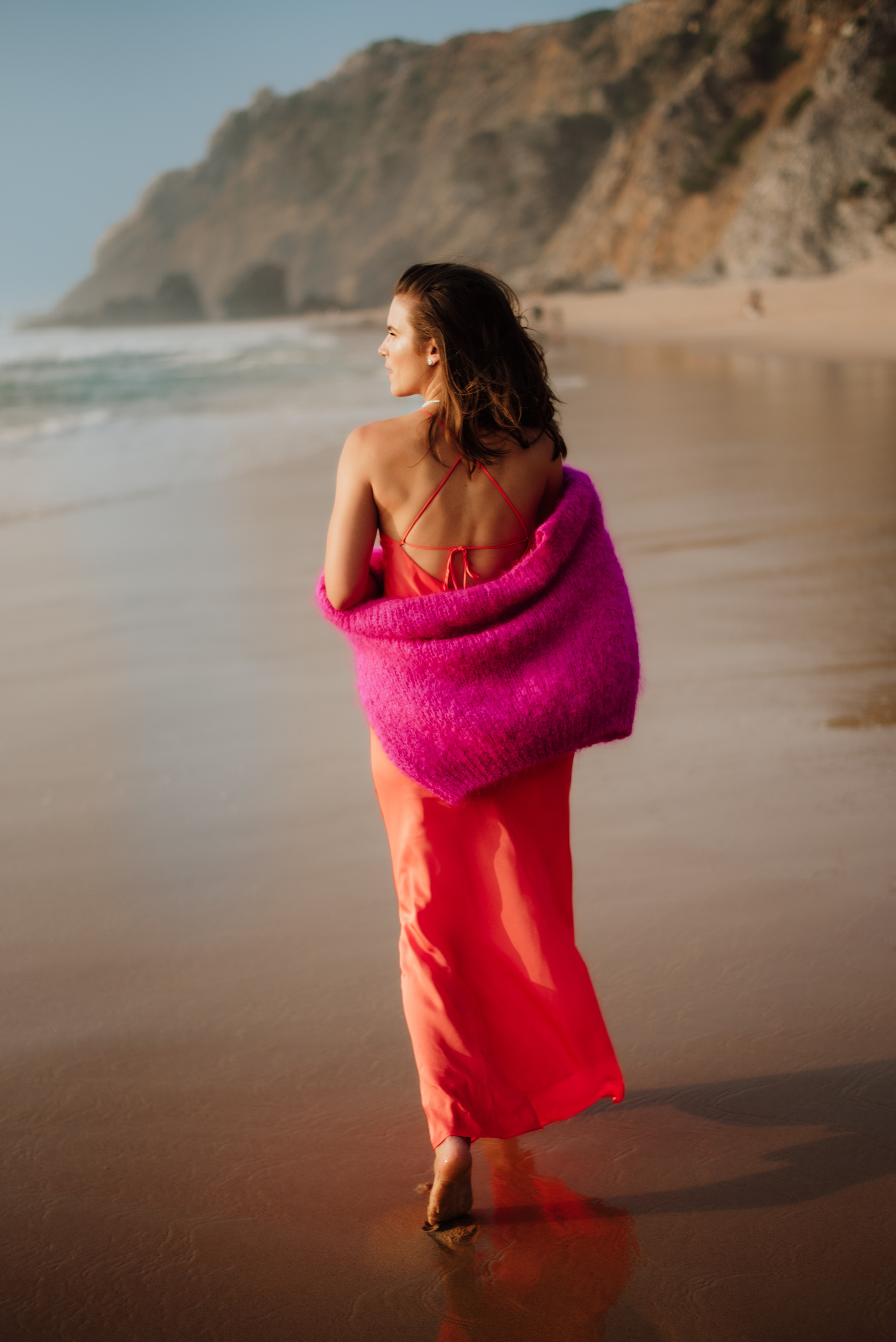 Fashion photo session at the beach. Lifestyle, wedding and family photographer