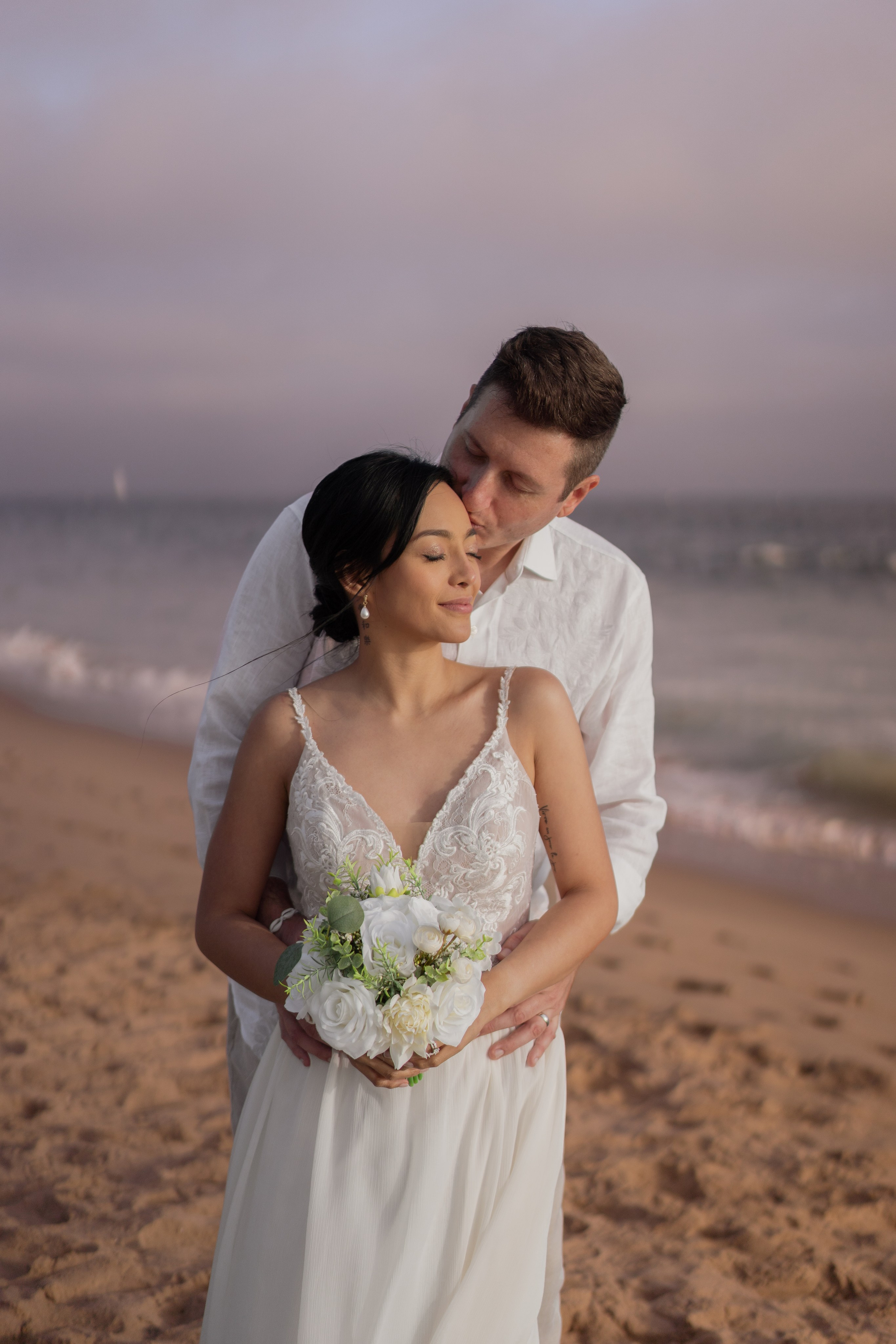 Engagement session on the beach