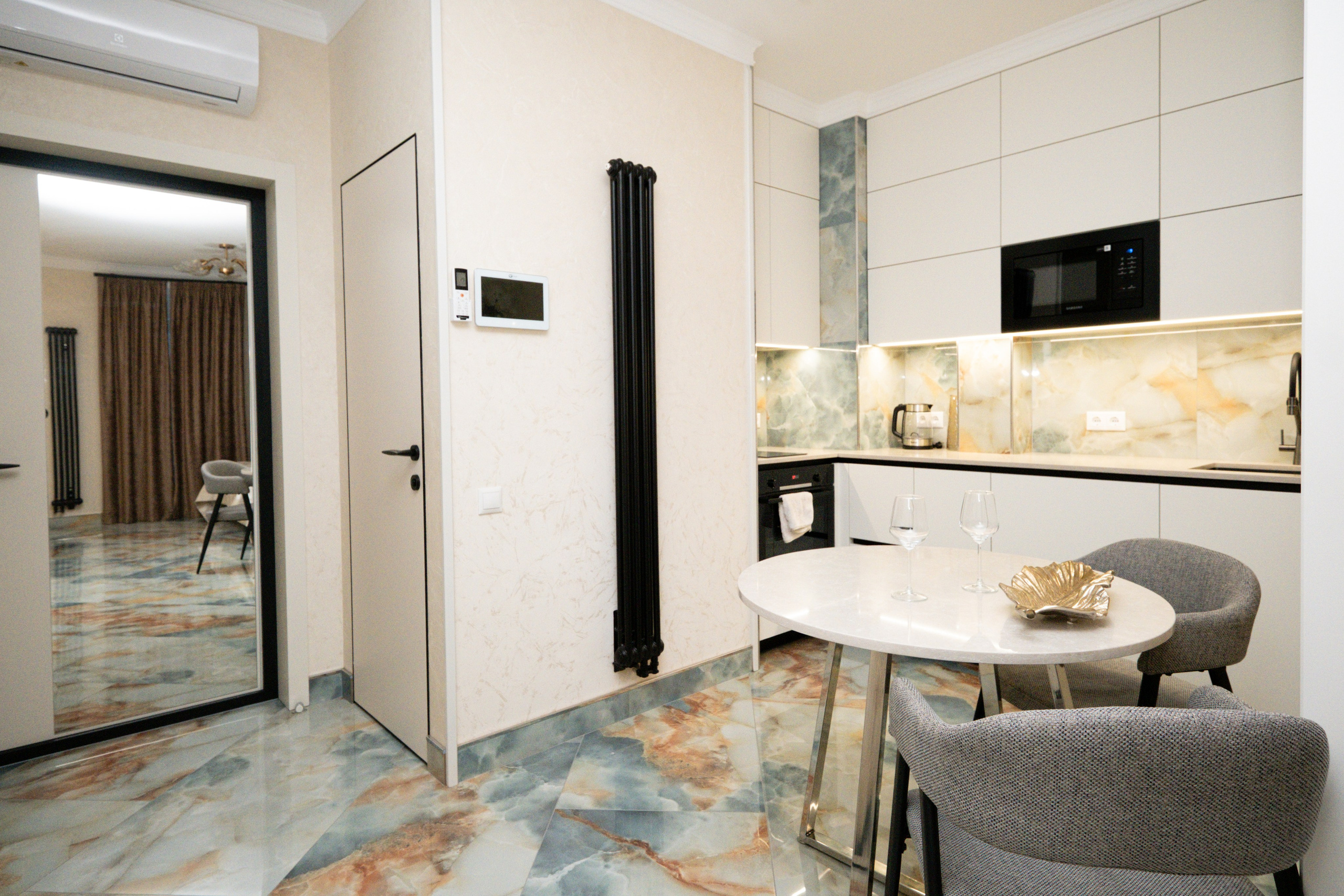 Przytulne mieszkanie w nowoczesnym stylu. Fotograf nieruchomości