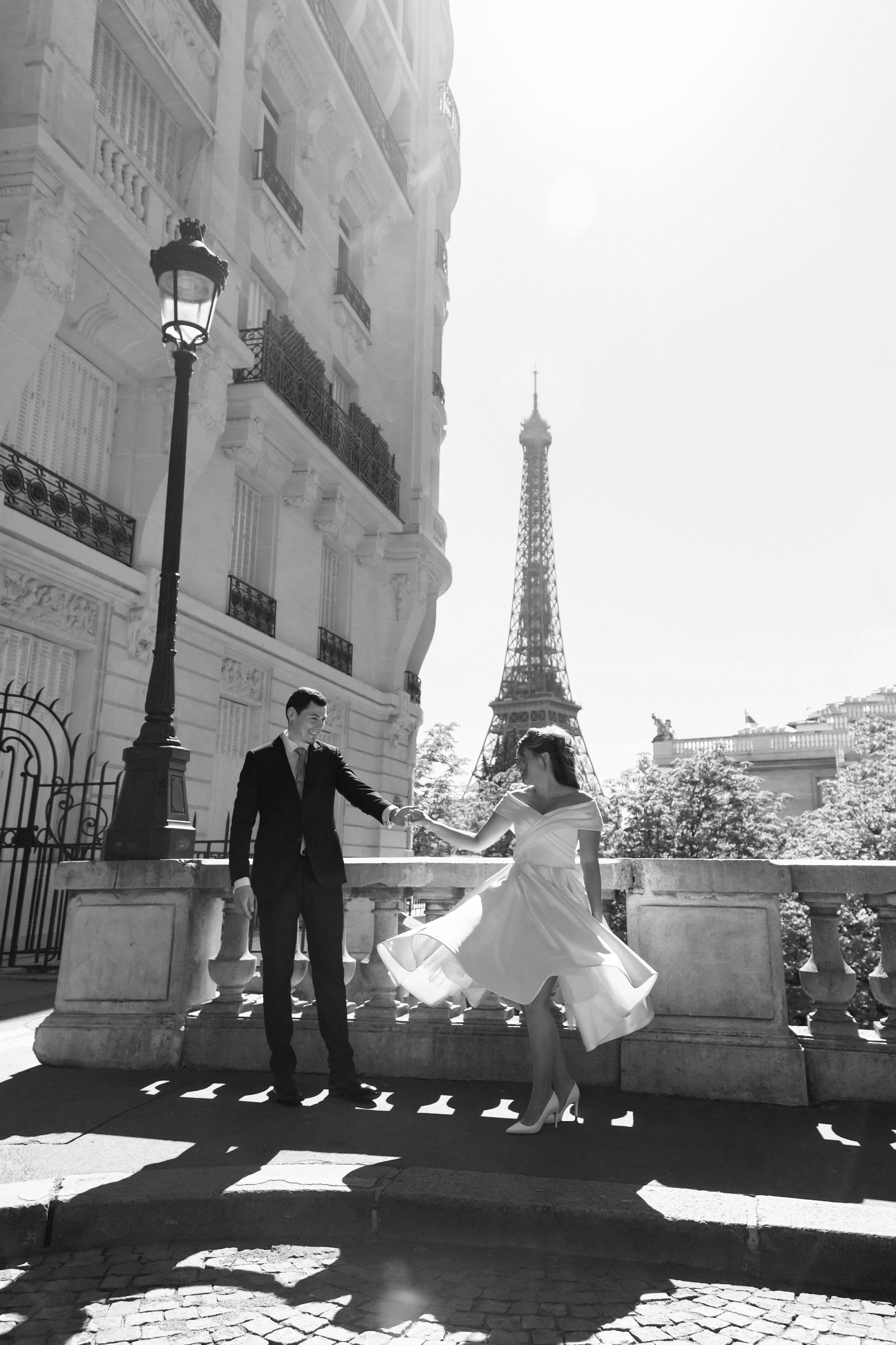 Musée du Louvre / Dmitry & Flavia. Wedding, event and family photographer in Paris, Emilian Olaru