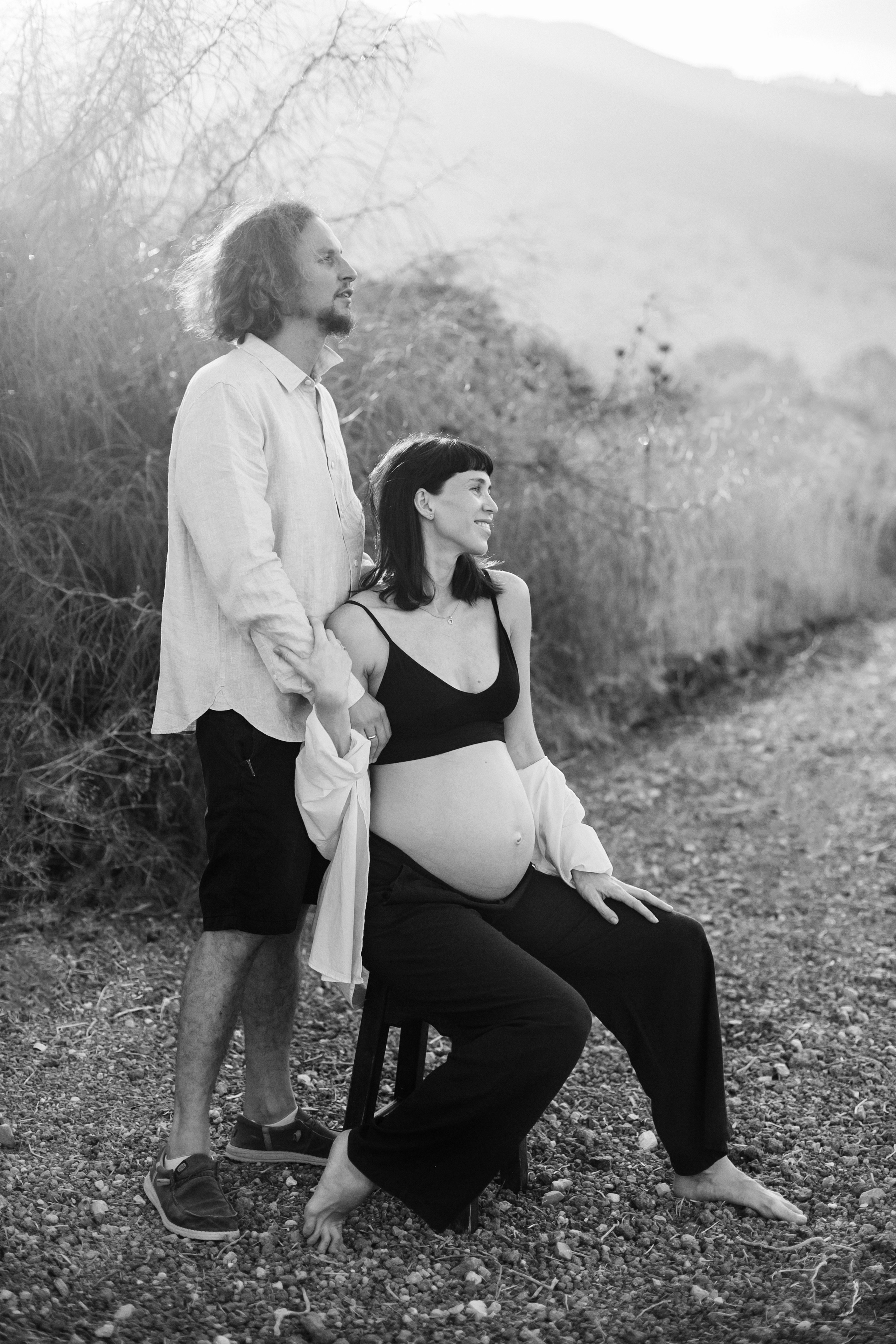 Kiryat Tivon field. Family photographer in Israel