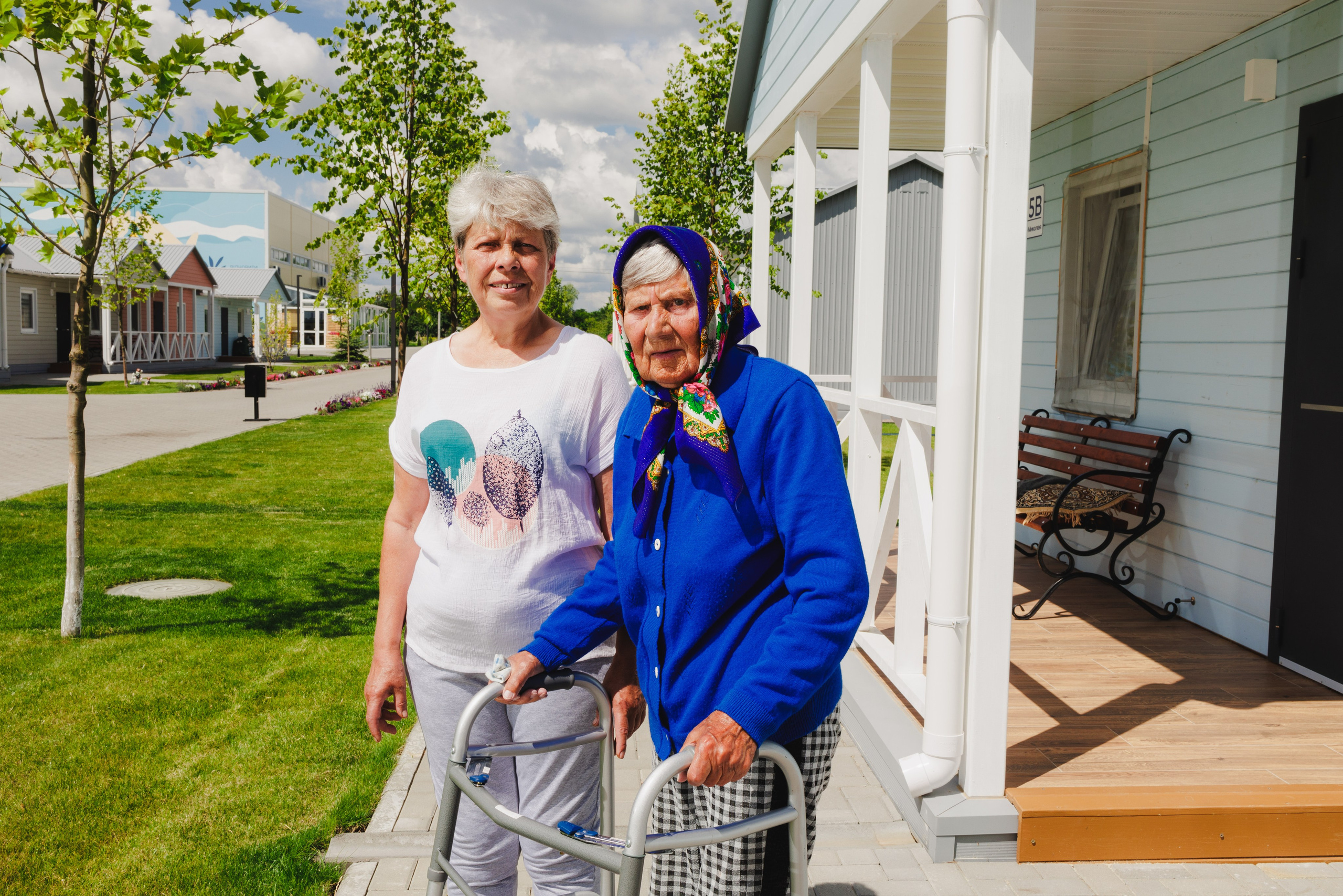 Family Galka. Senior Chudo Village