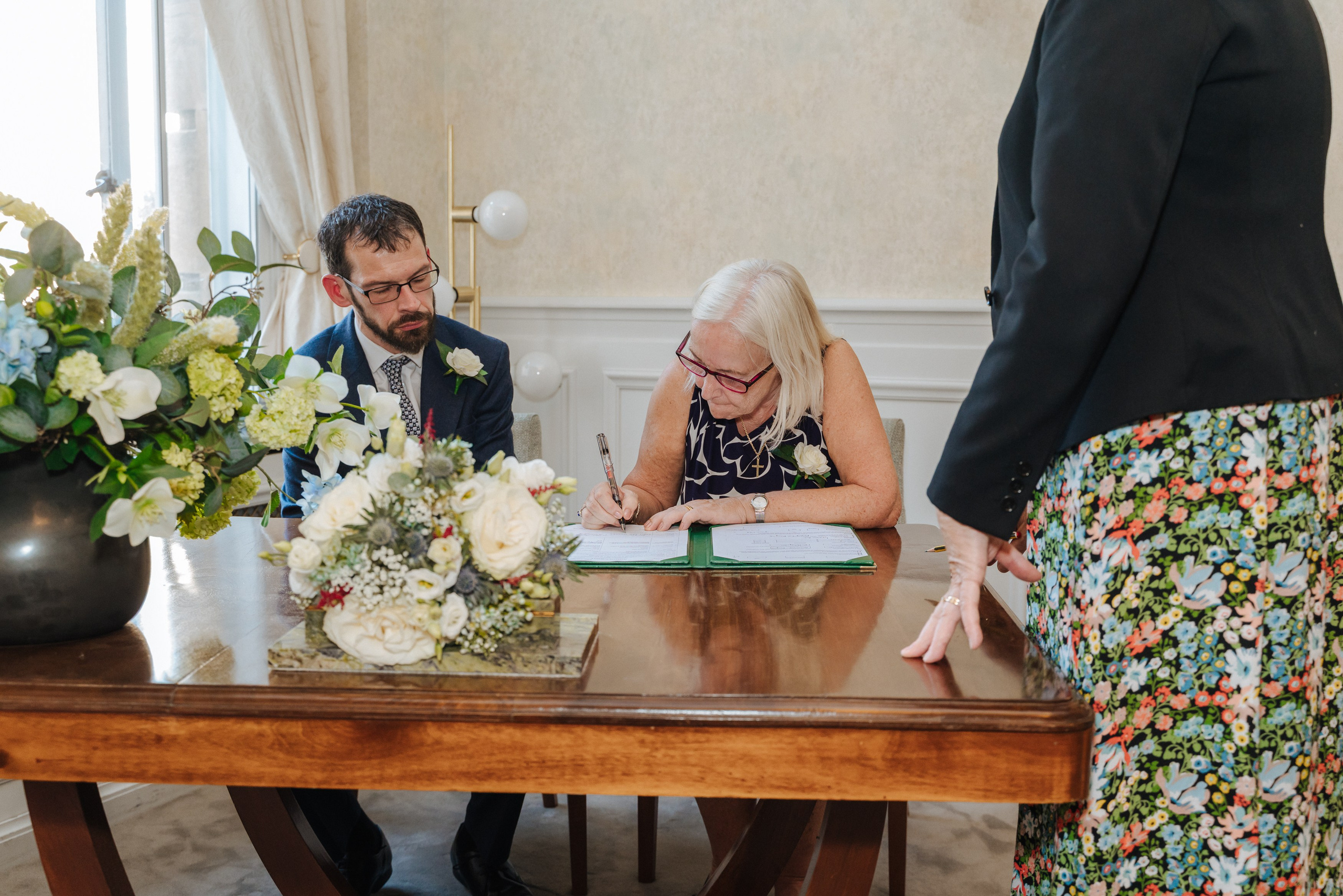 Civil ceremony wedding photos London