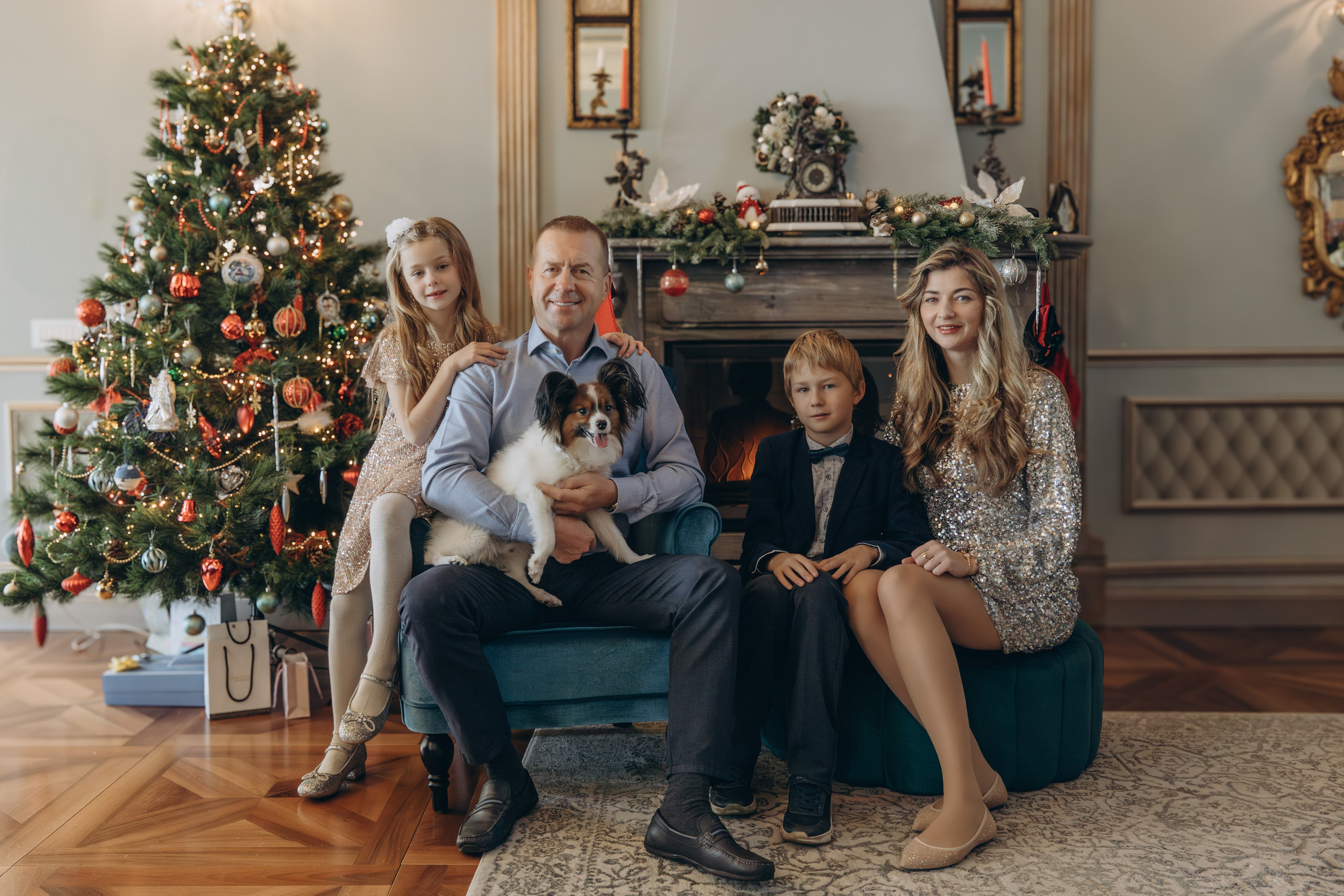 XMAS FAMILY SHOOTING. PHOTOGRAPHER IN ITALY