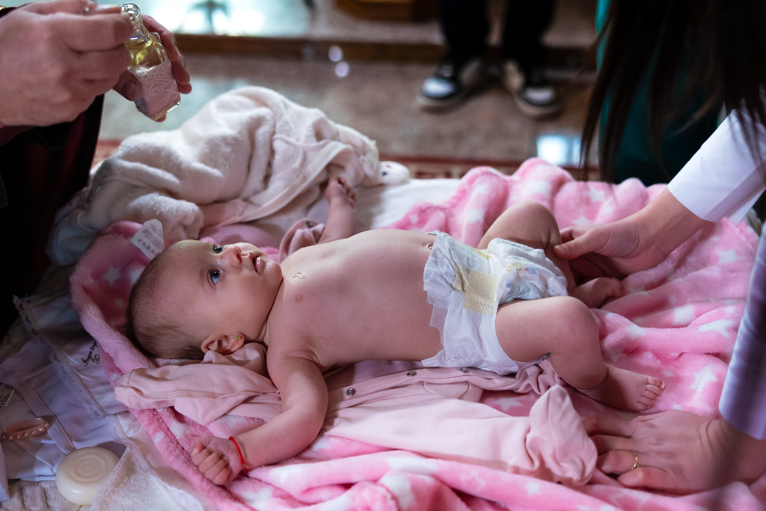 Botez Natalia si Carolina. Ionut Brehuescu — Fotograf