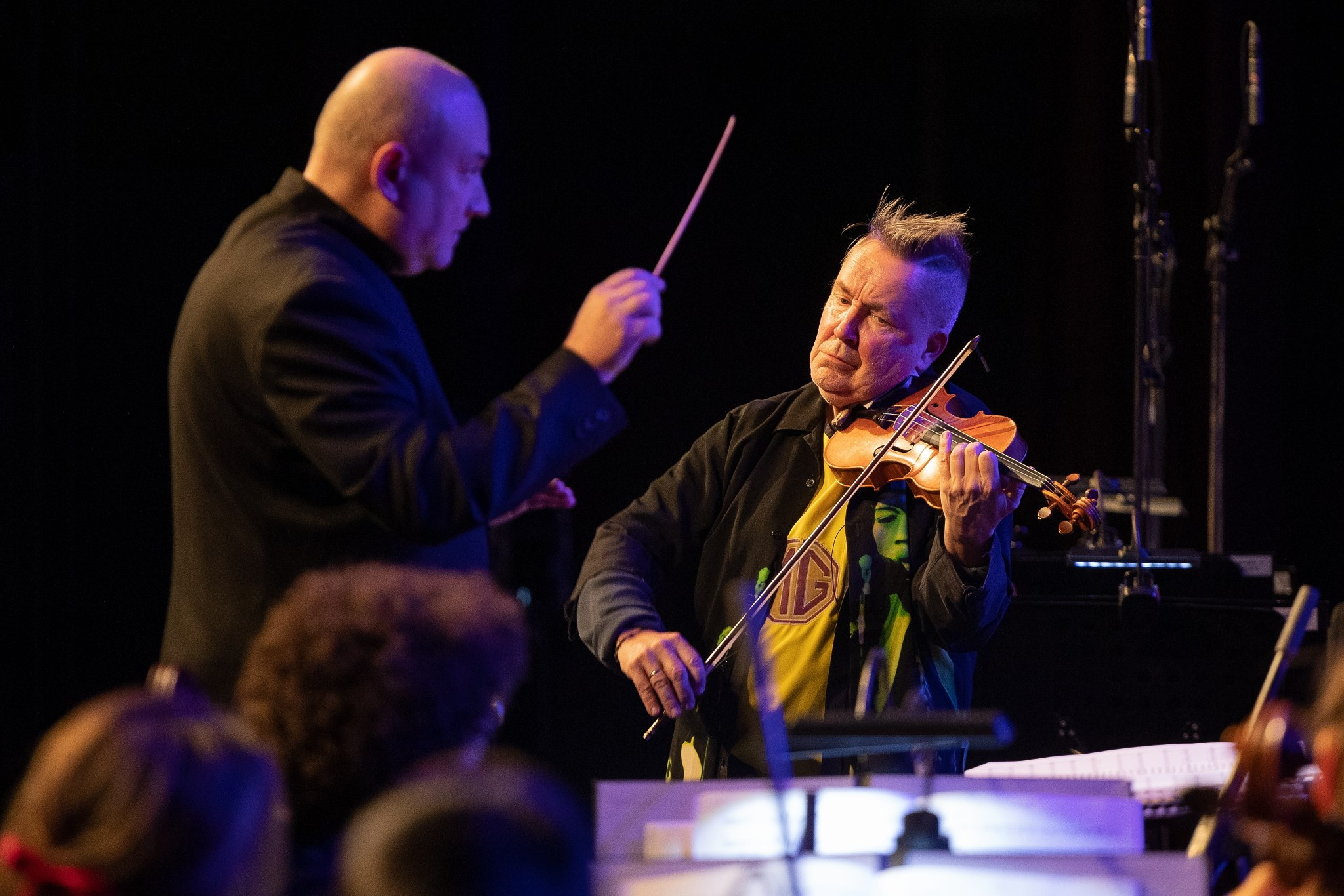 Найджъл Кенеди и Георги Андреев — репетиция и концерт в София, 13.02.2025. Александър Сандев - website