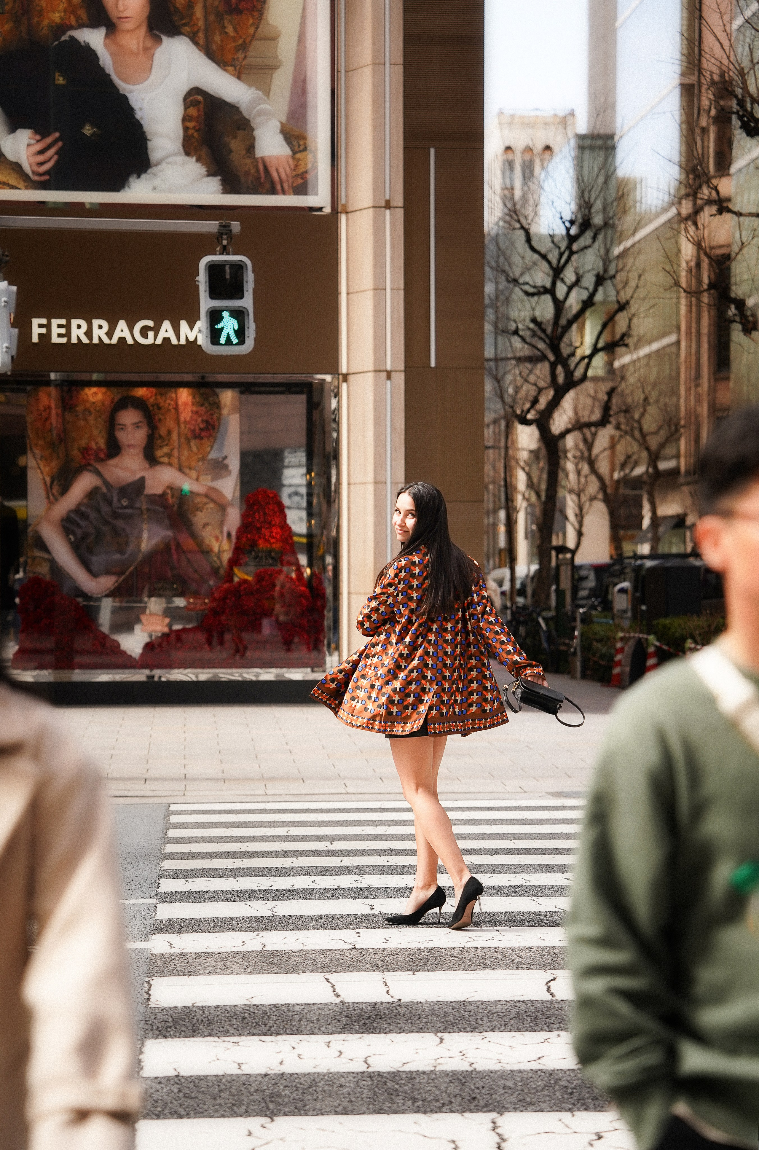 Съёмка подруг Гинза Токио. Фотограф в Токио Япония