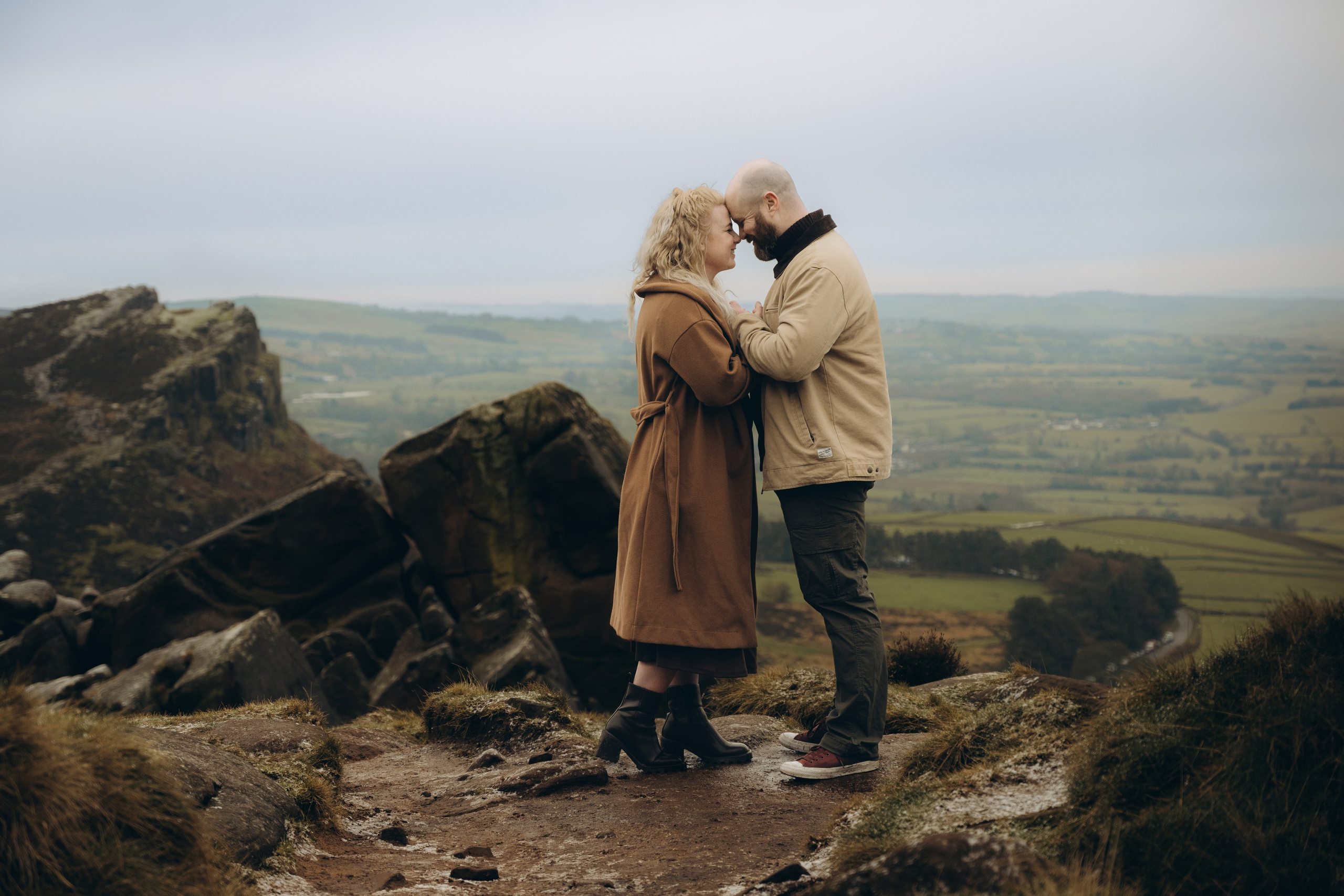 L & C in Peak District. Tania Gandrabur, photographer in West Midlands, England