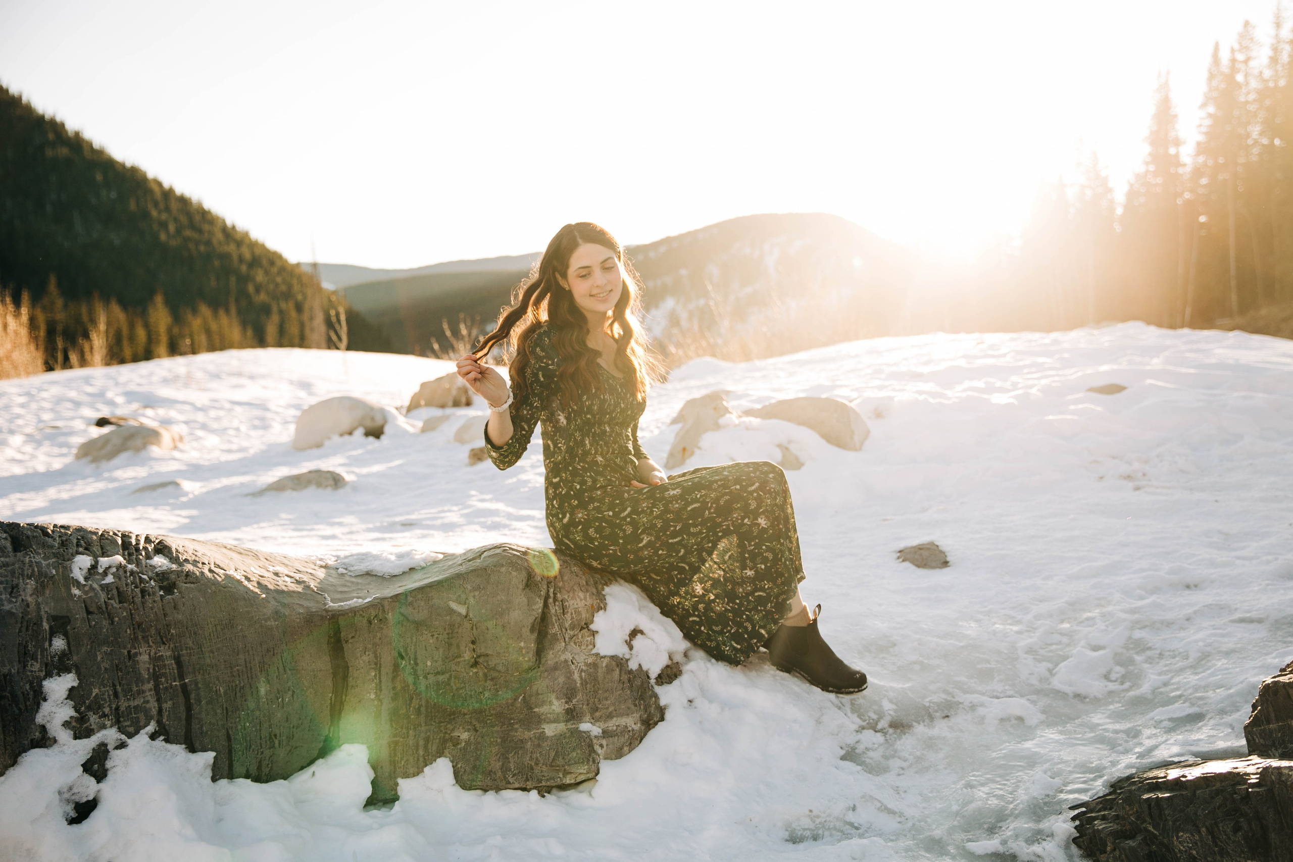 Emily Koller — Elbow Falls. Fotografía accesible en Calgary