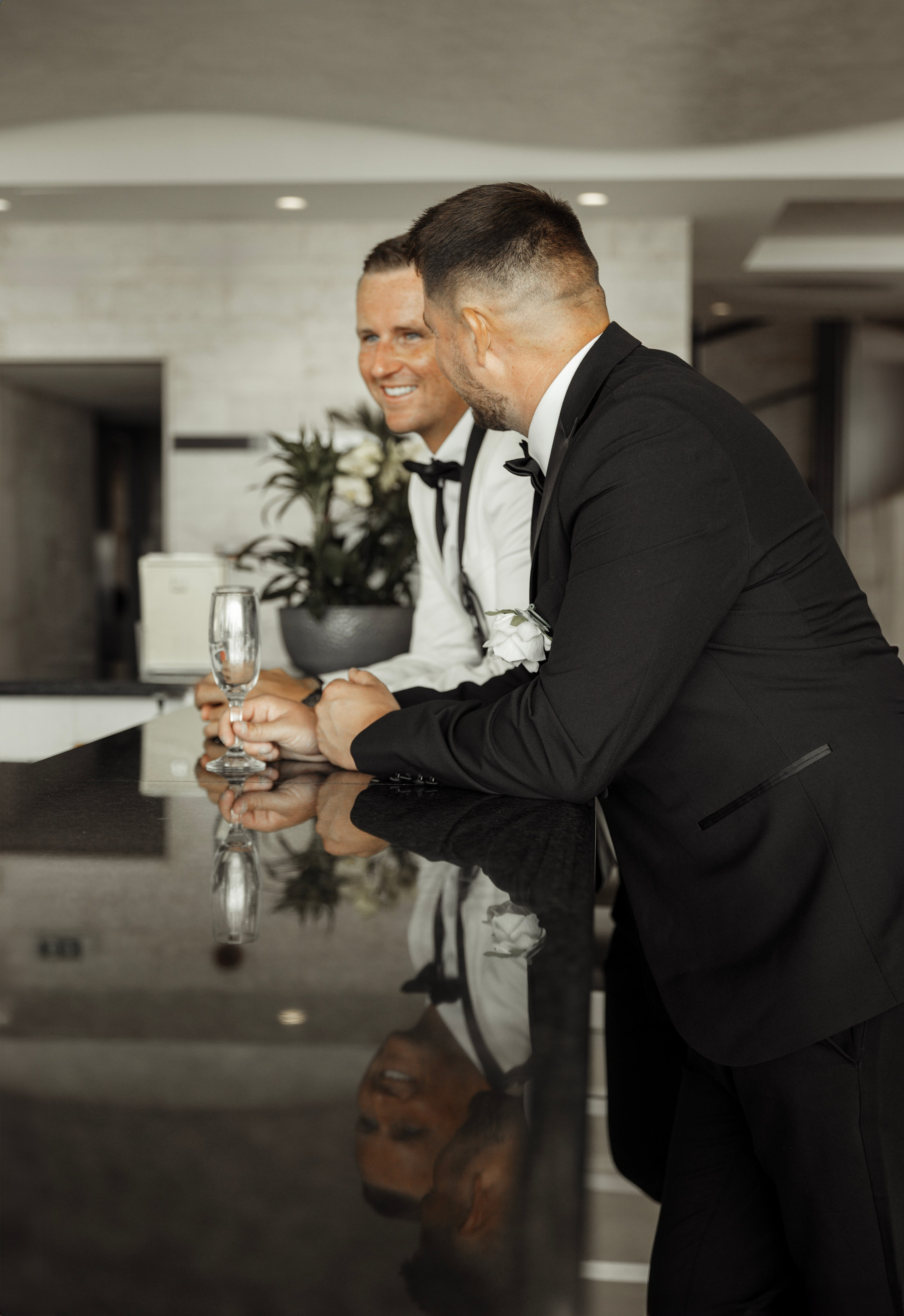 Groom has fun with mates Rhodes, Greece