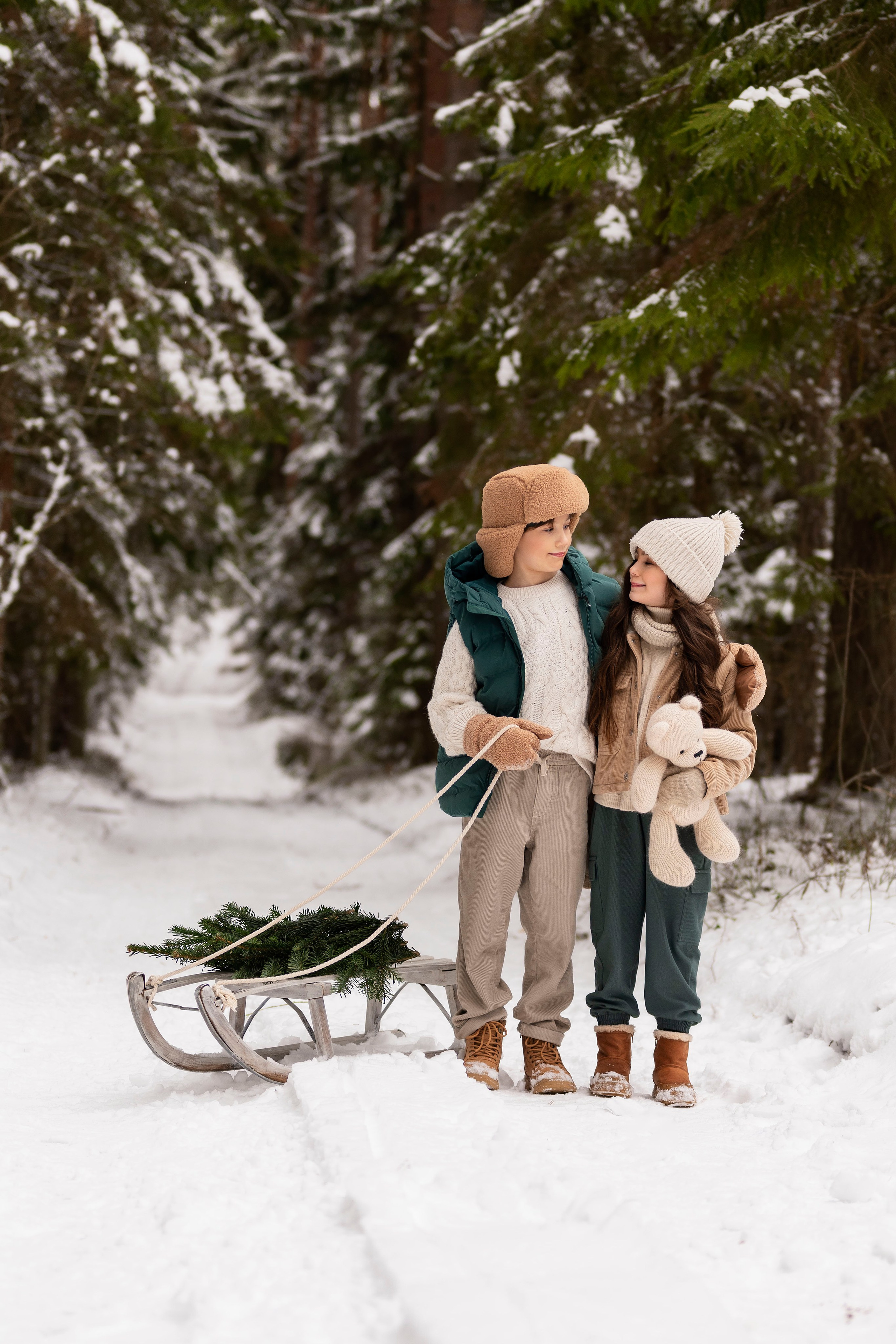 София, Микаэль. Зимняя сказка 2. Анна Григьян — фотограф ретушёр в Даугавпилсе (Латвия)