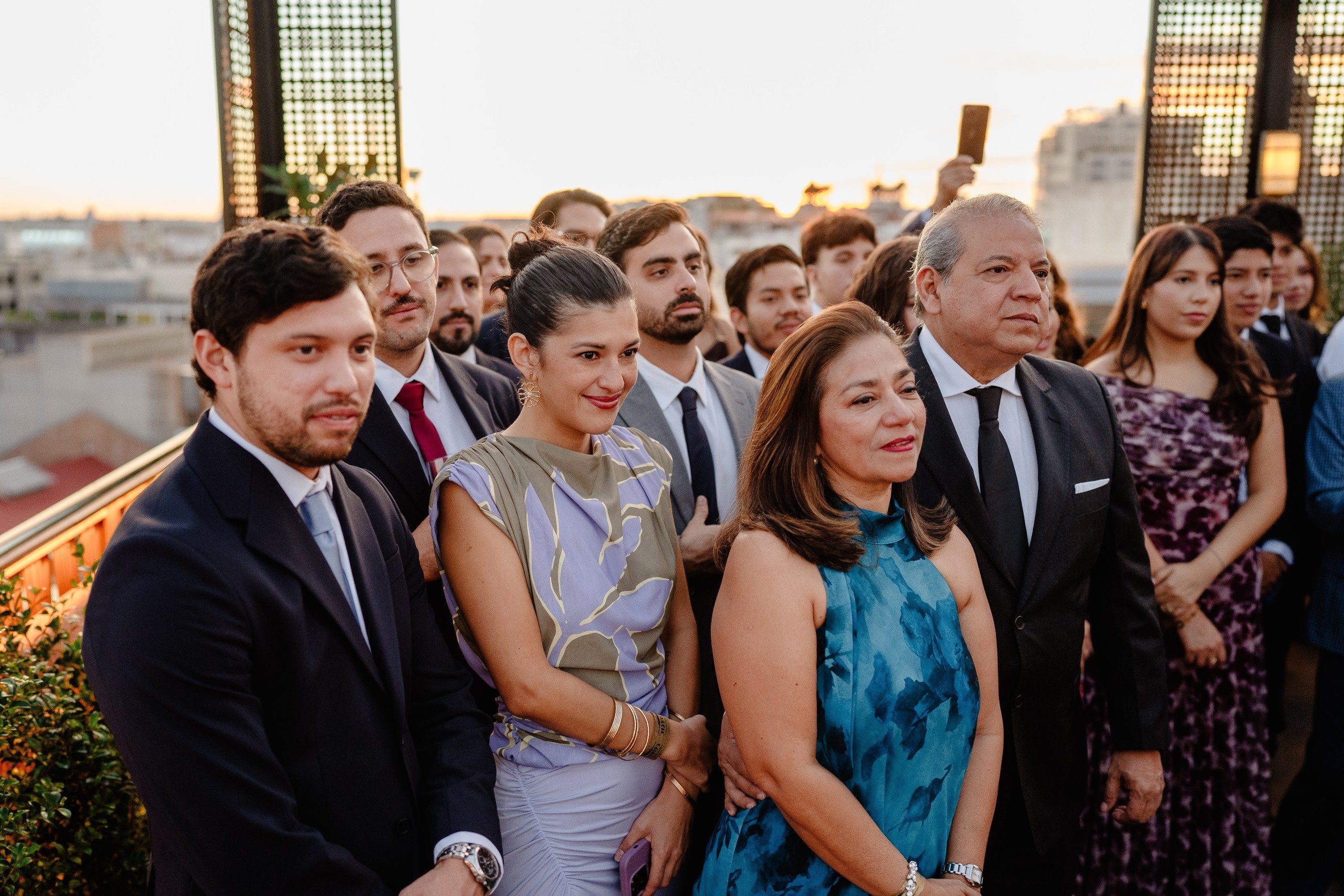 Madrid Wedding at Four Seasons & Rooftop Celebration