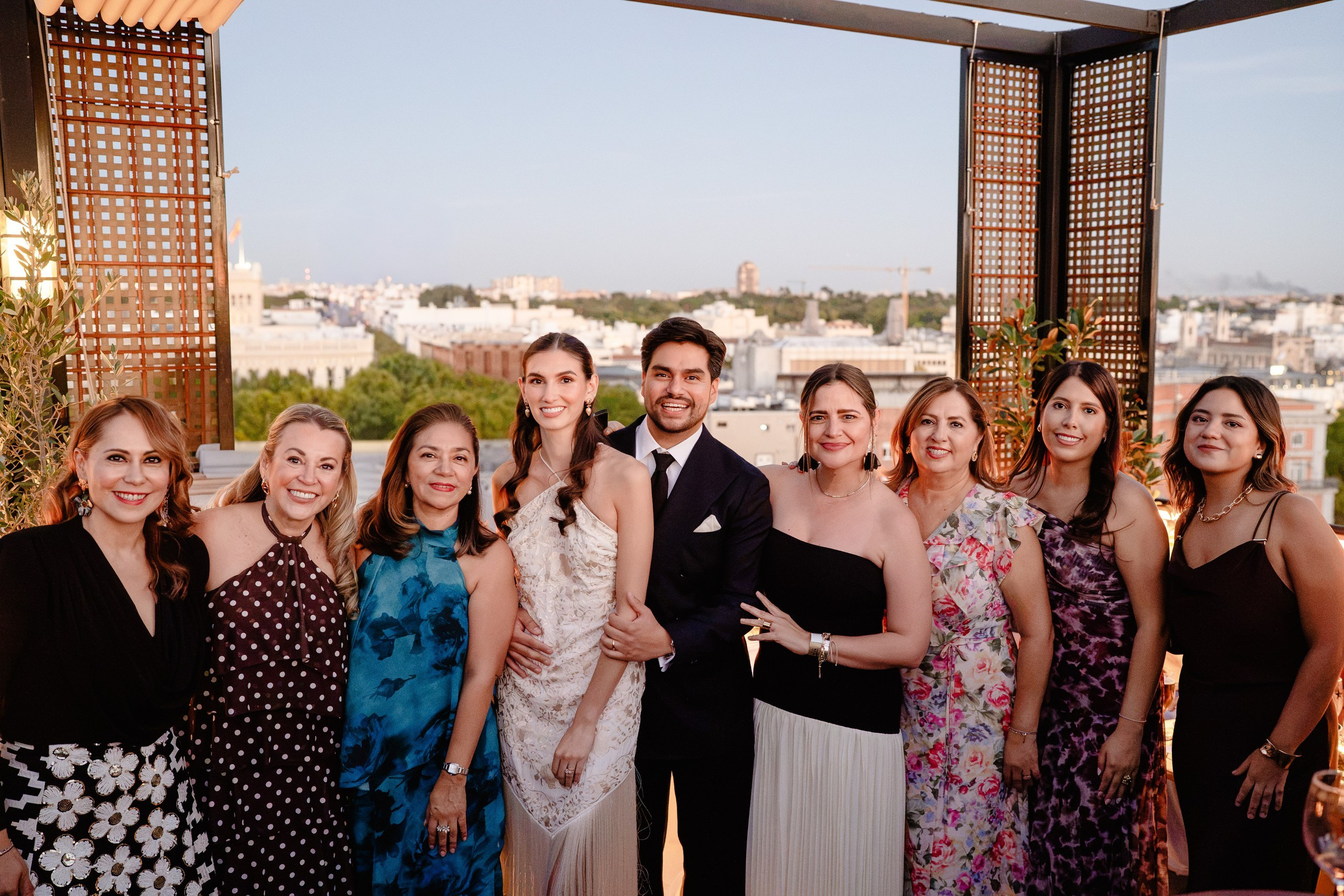 Madrid Wedding at Four Seasons & Rooftop Celebration