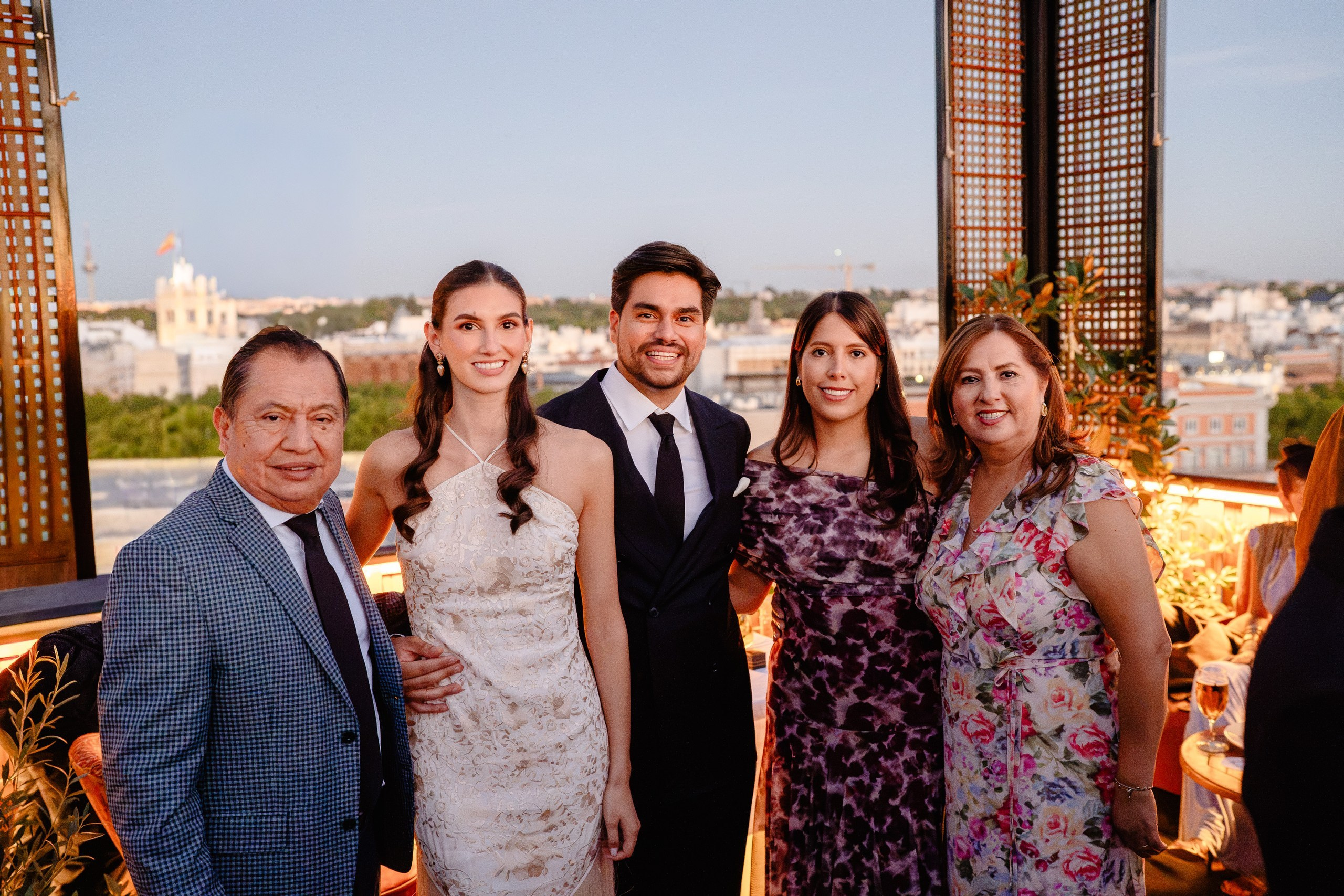 Madrid Wedding at Four Seasons & Rooftop Celebration