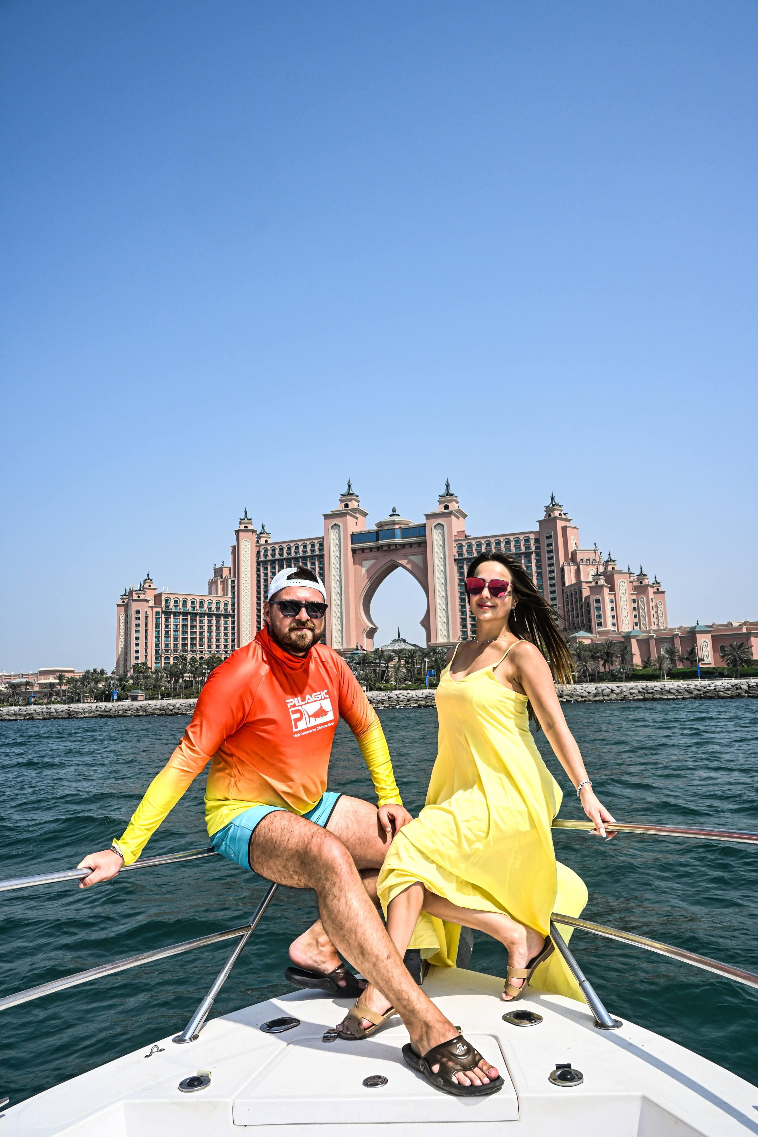 На лодке. Captain Eye Dubai