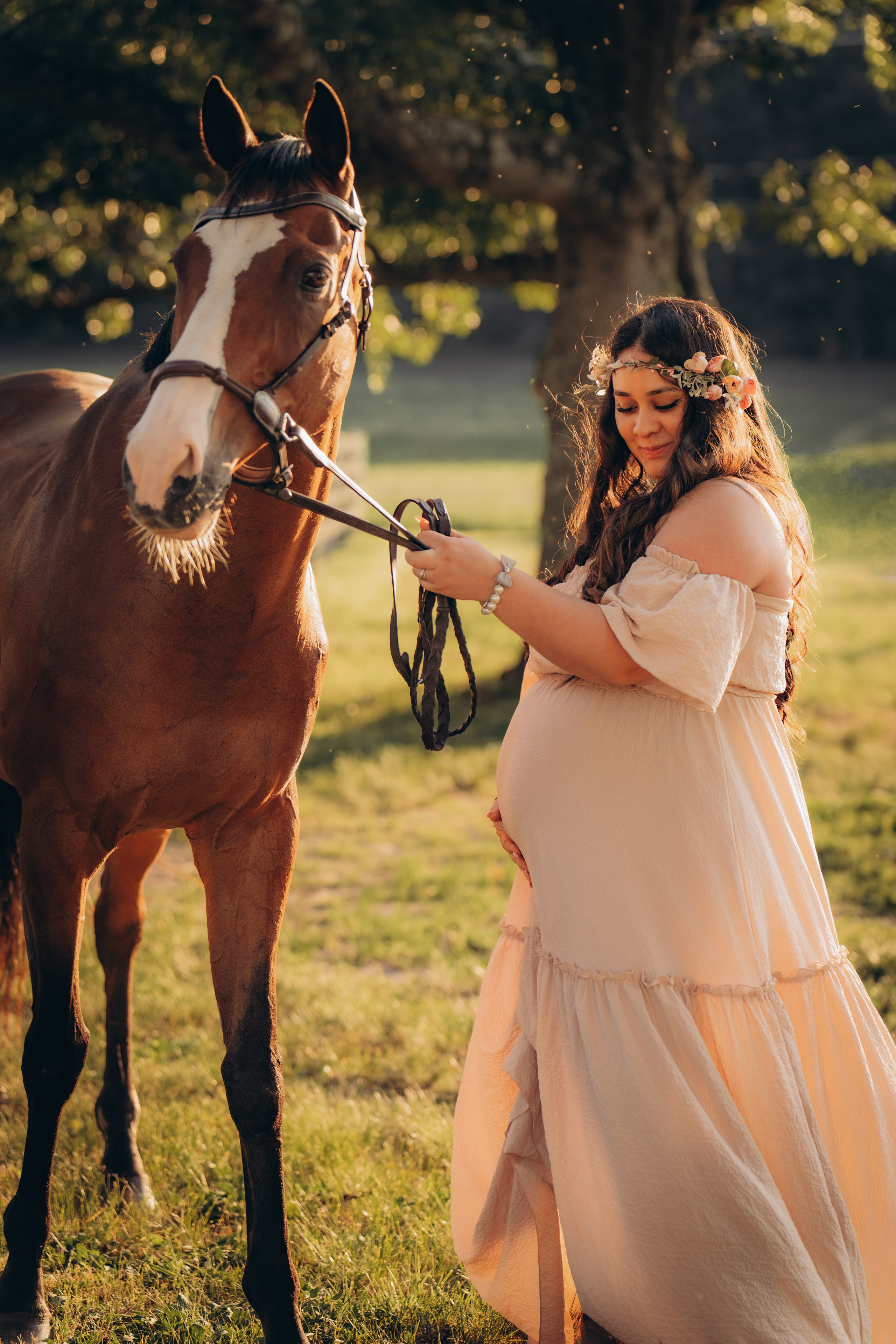 Photoshoot with a Horse. Lifestyle Family Photographer in Pennsylvania