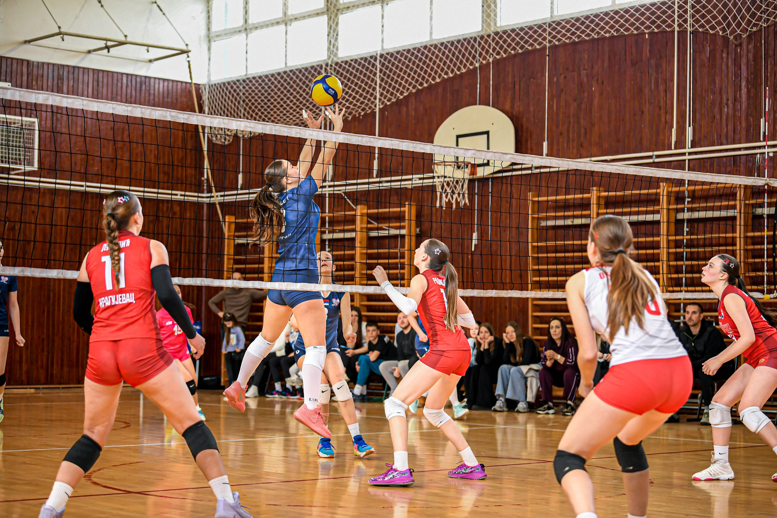 Odbojka 22.03.  Radnicki KG — BlockVolley JAG. Foto Simic Jagodina