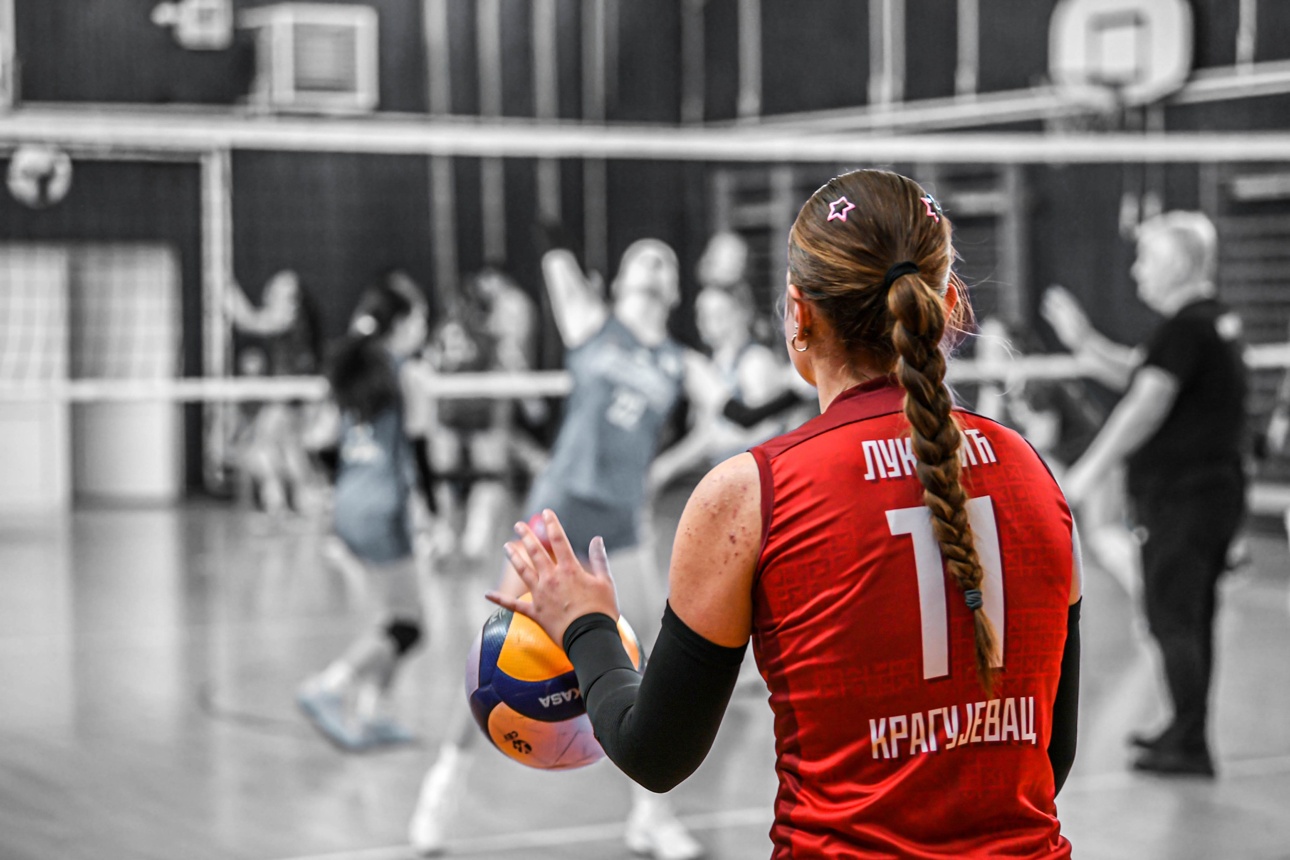 Odbojka 22.03.  Radnicki KG — BlockVolley JAG. Foto Simic Jagodina