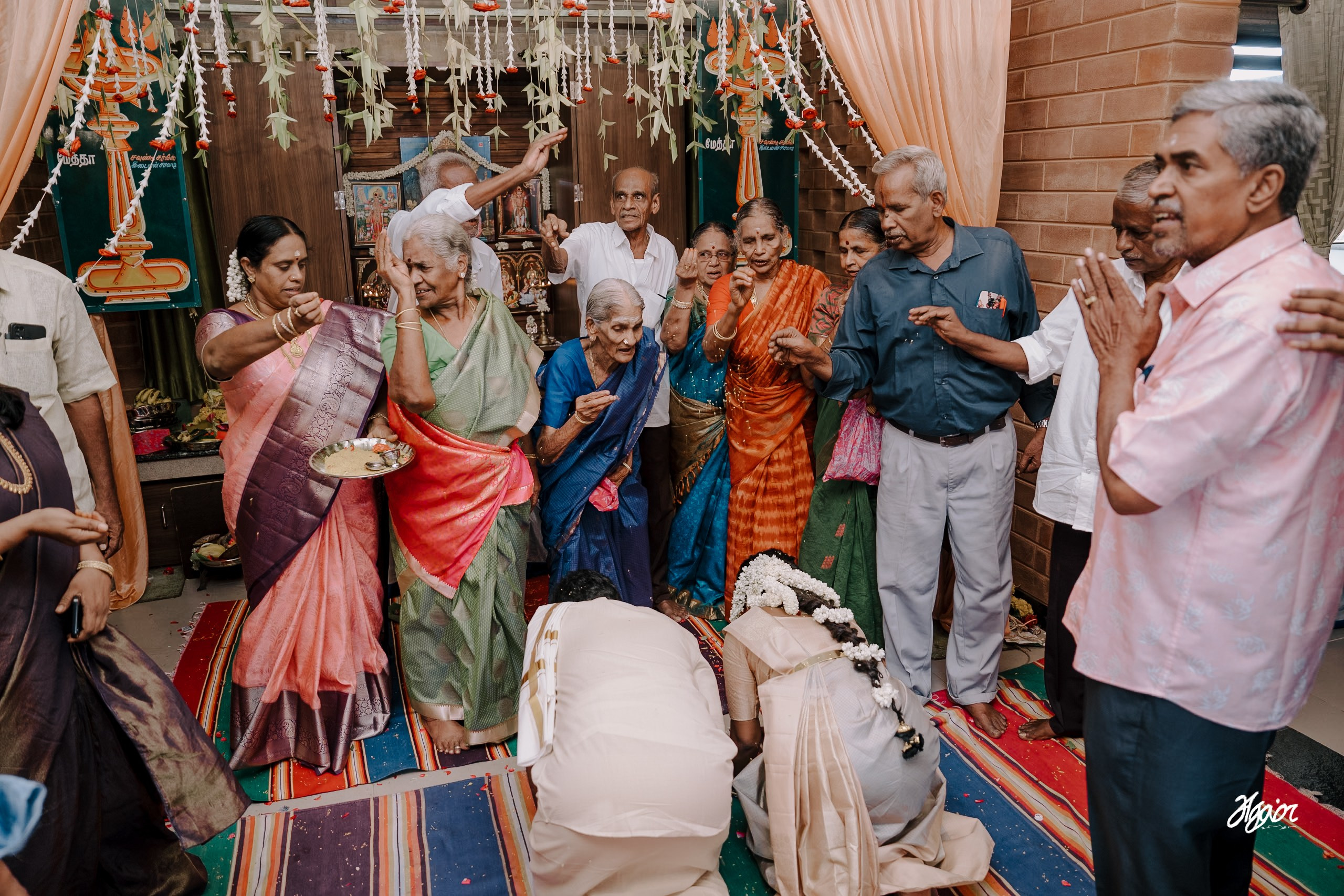 Wedding documentary photography in Pondicherry. Agam Vizha