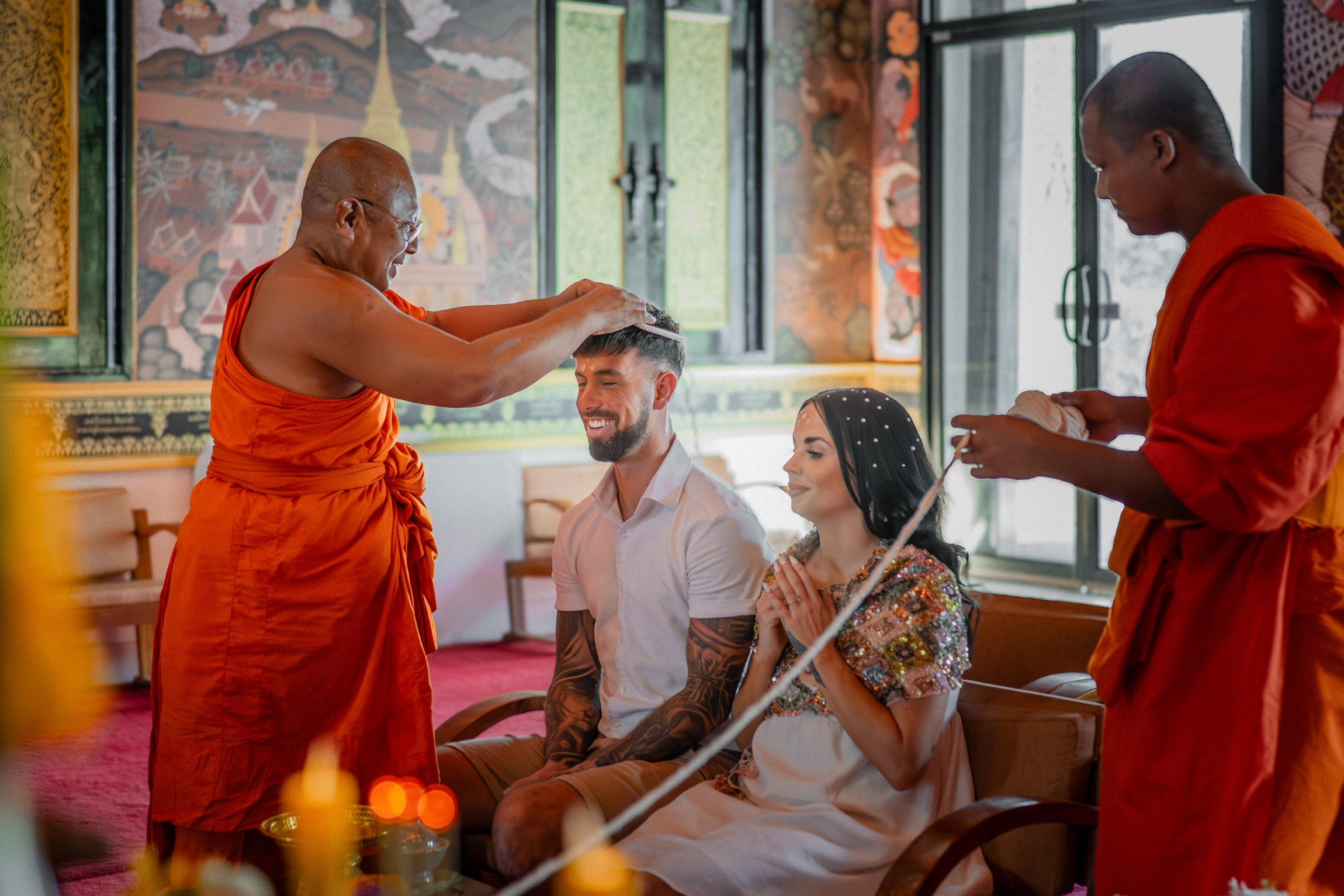 Just for 2. Buddhist blessing wedding Ceremony on Koh Samui, Thailand