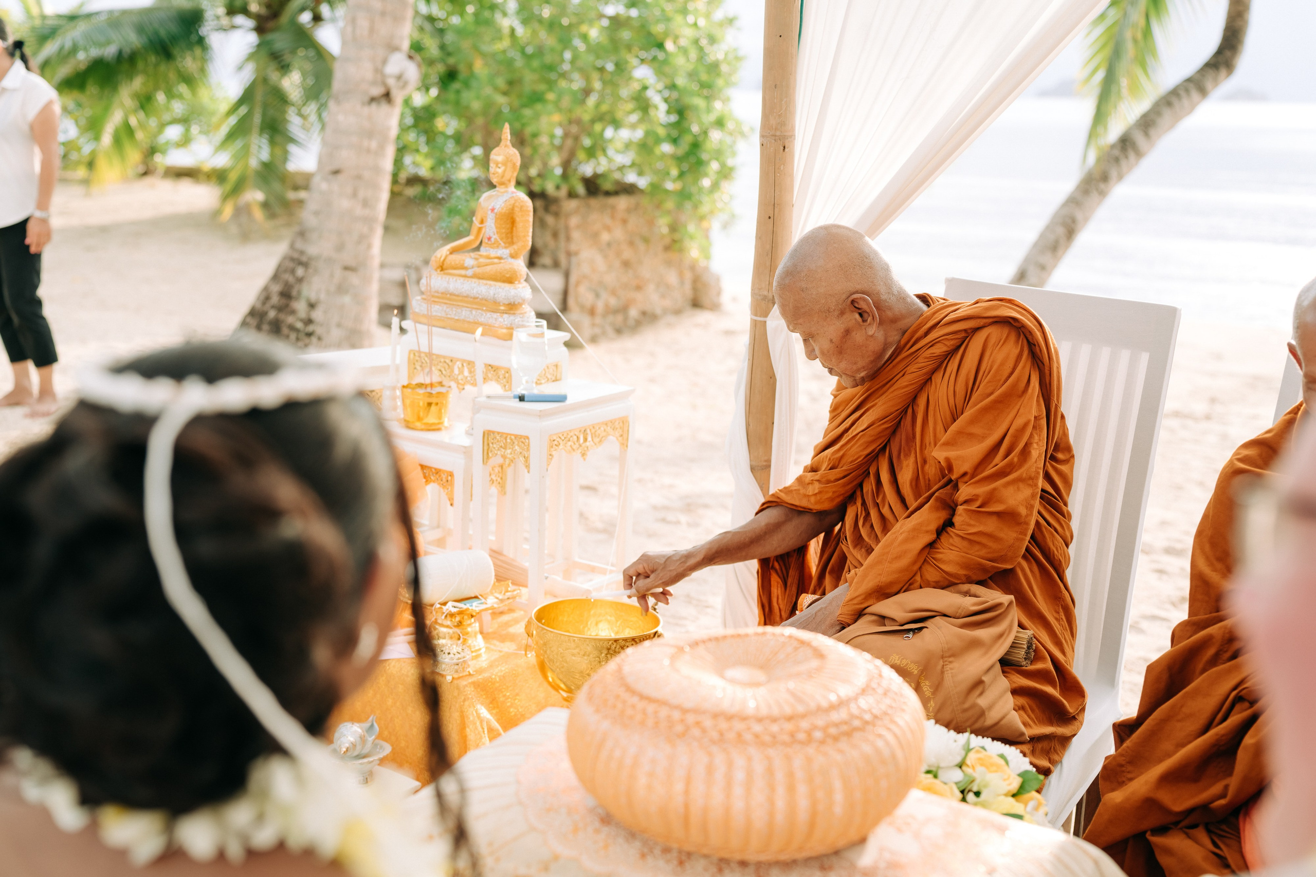 GRACE & MARTIN. Буддийская свадебная церемония на Самуи, Таиланд