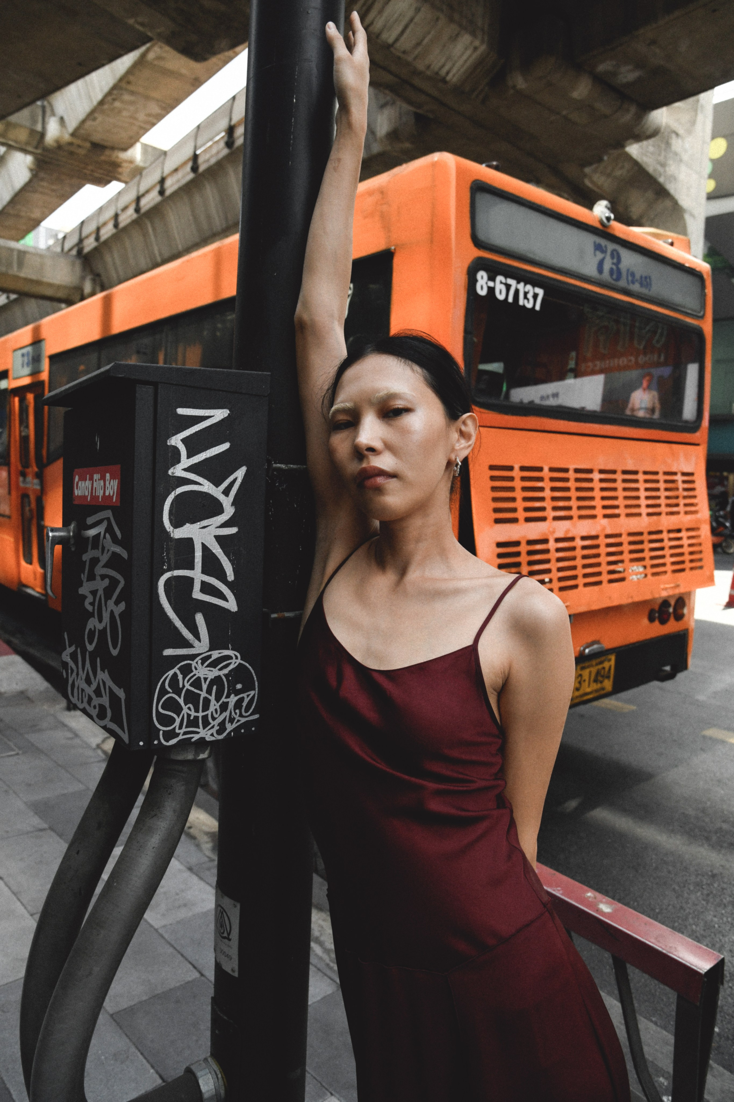 Street for Wiktoria Tao jewelry. Stylist