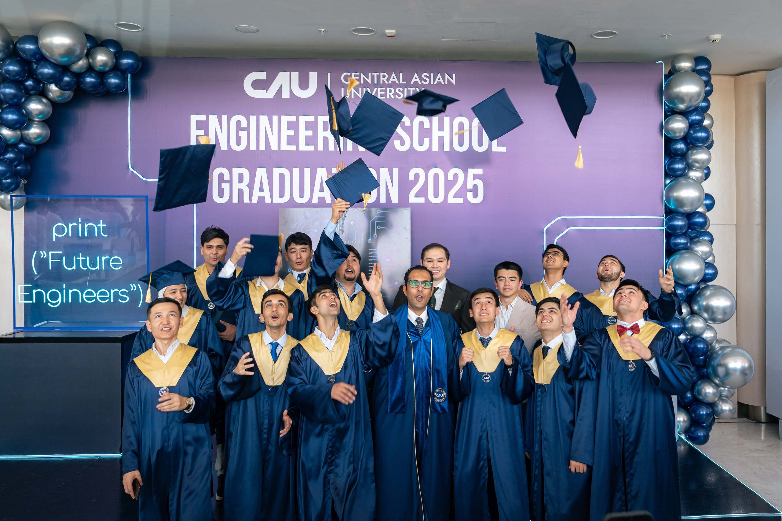 Как Central Asian University провёл одну из самых ярких выпускных церемоний. Георгий Намазов | Фотограф в Ташкенте