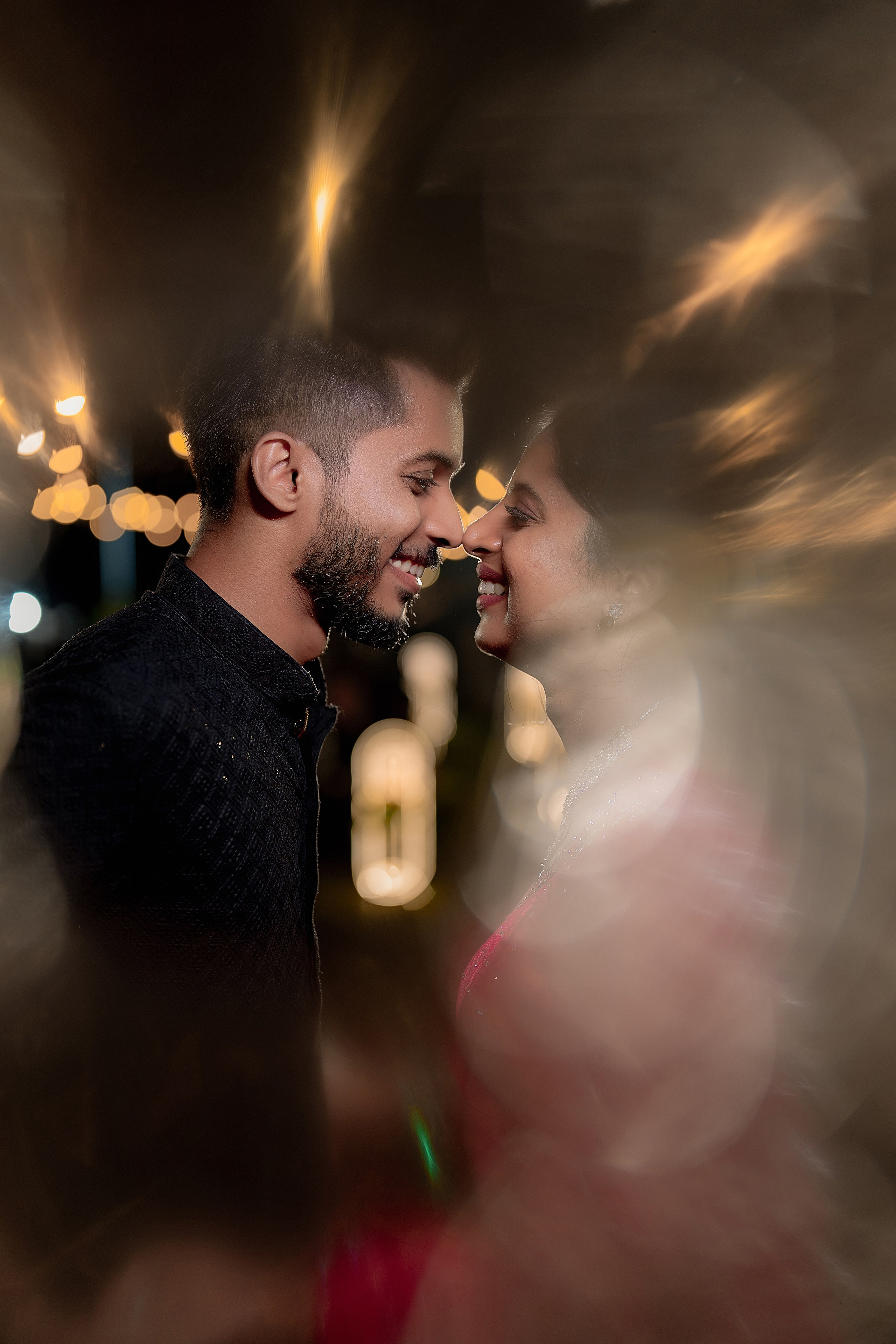Engagement Ft. Aneesha & Mathew. Fine art Wedding Photographers in India & Canada