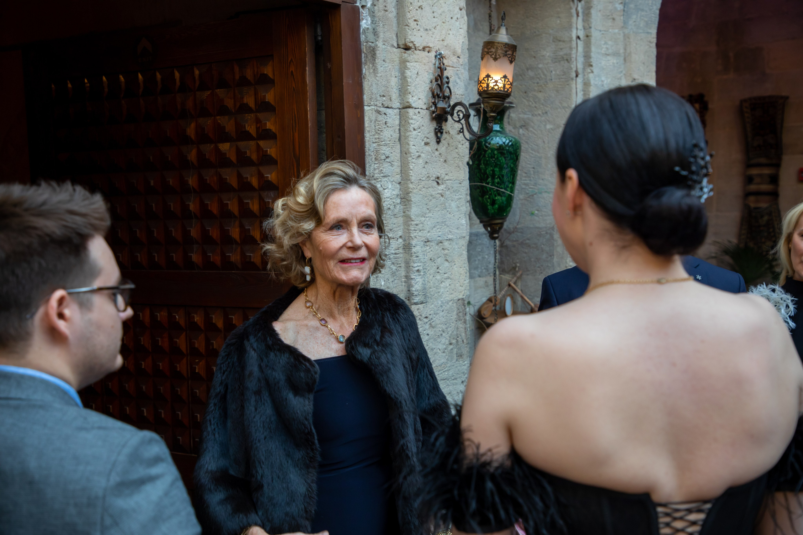 Gala-Dinner with the French Countess, the main etiquette expert Marie de Tilly. Baku Photographer