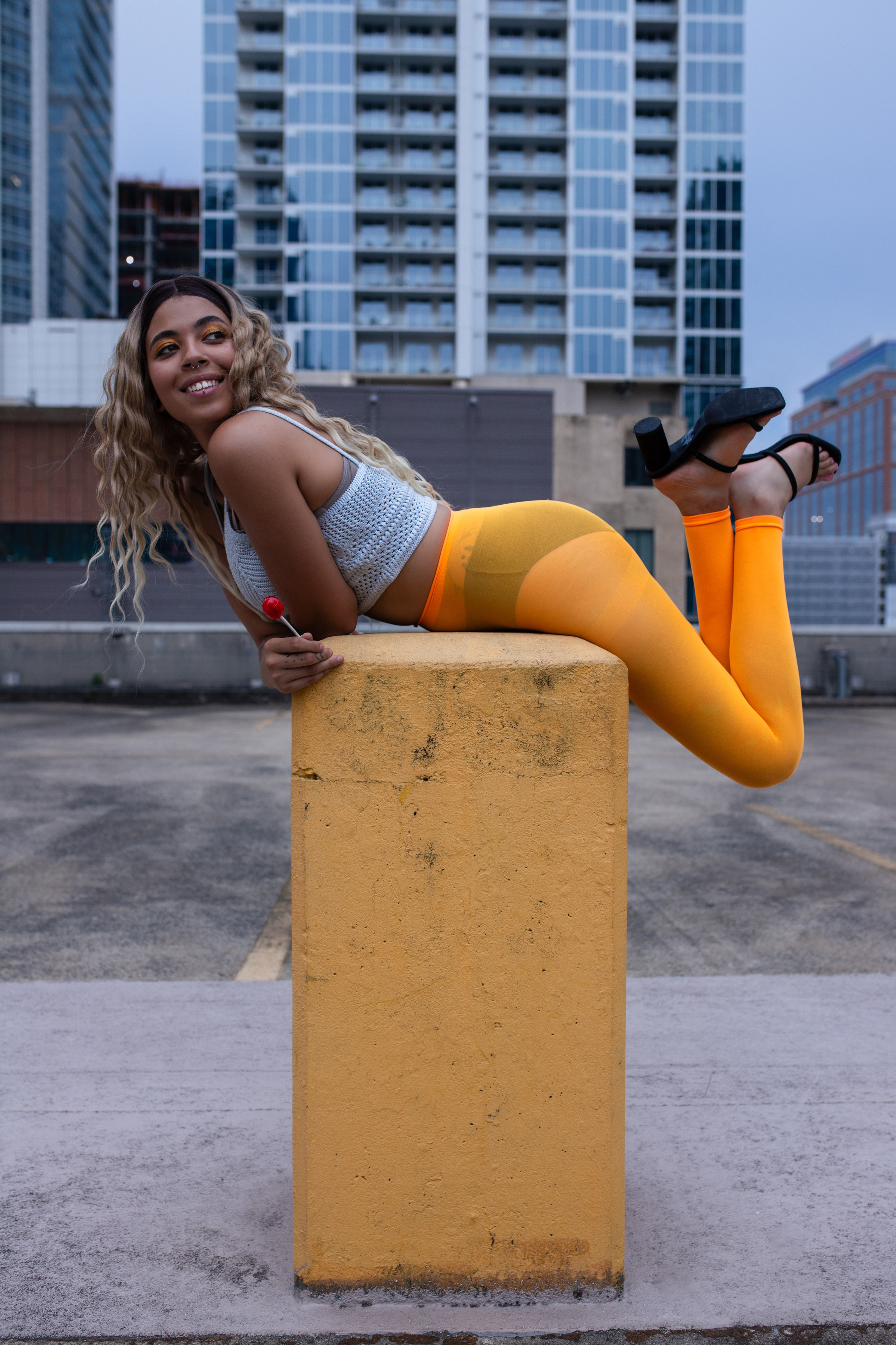 Rooftop Pastel Dream. Oxana Photographer in Charlotte, NC