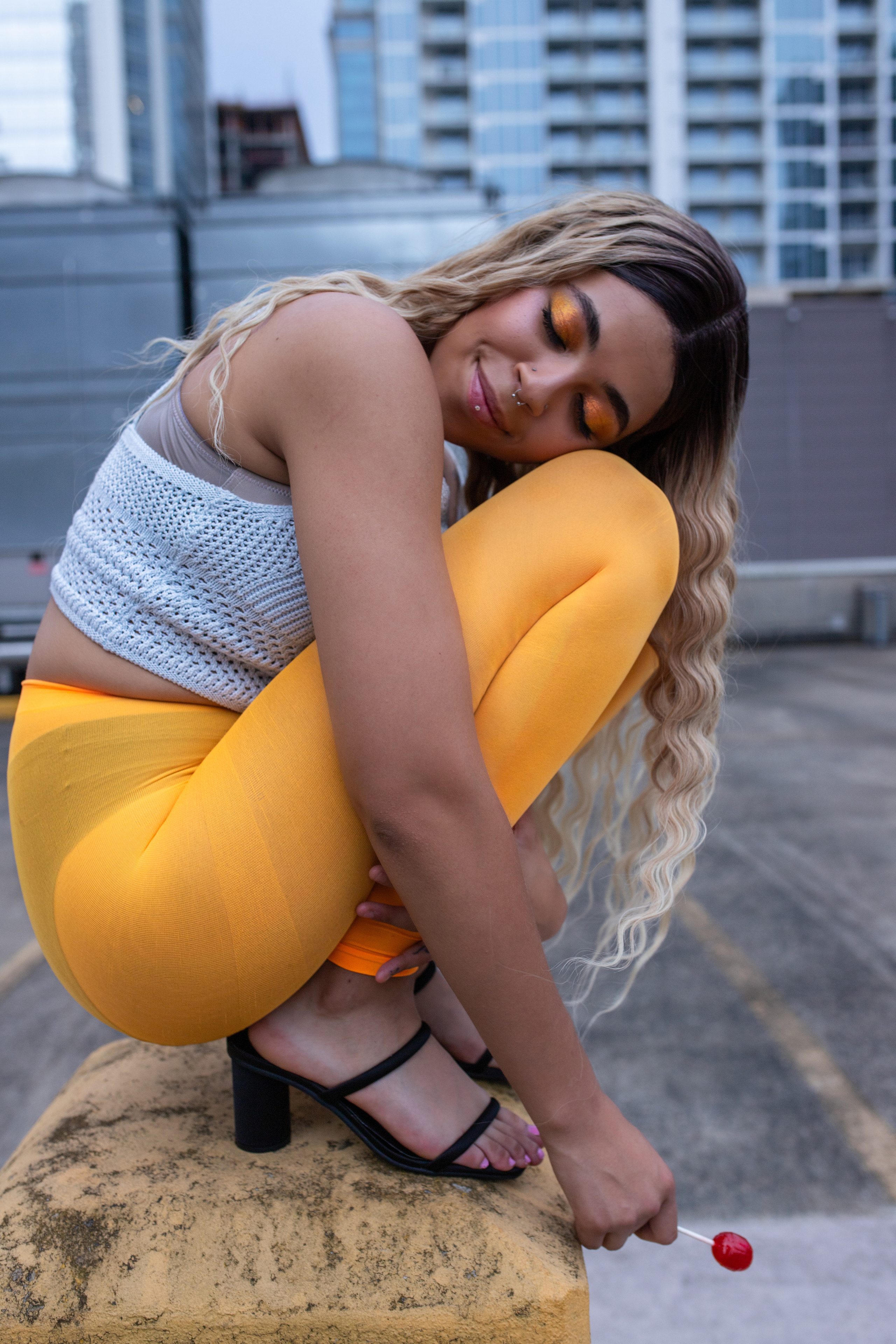 Rooftop Pastel Dream. Oxana Photographer in Charlotte, NC