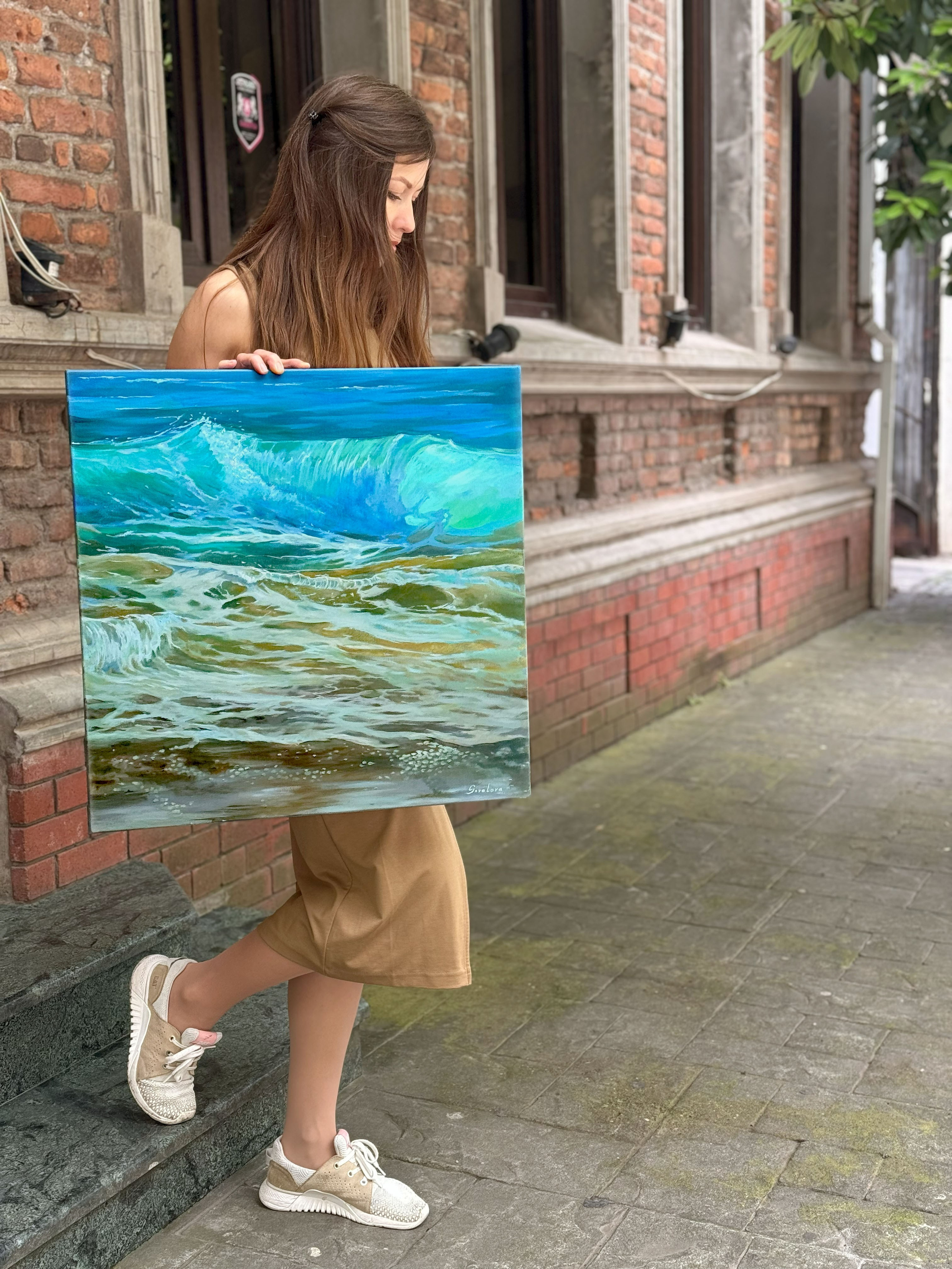 «The wave». Художник живописец Савелова Ольга