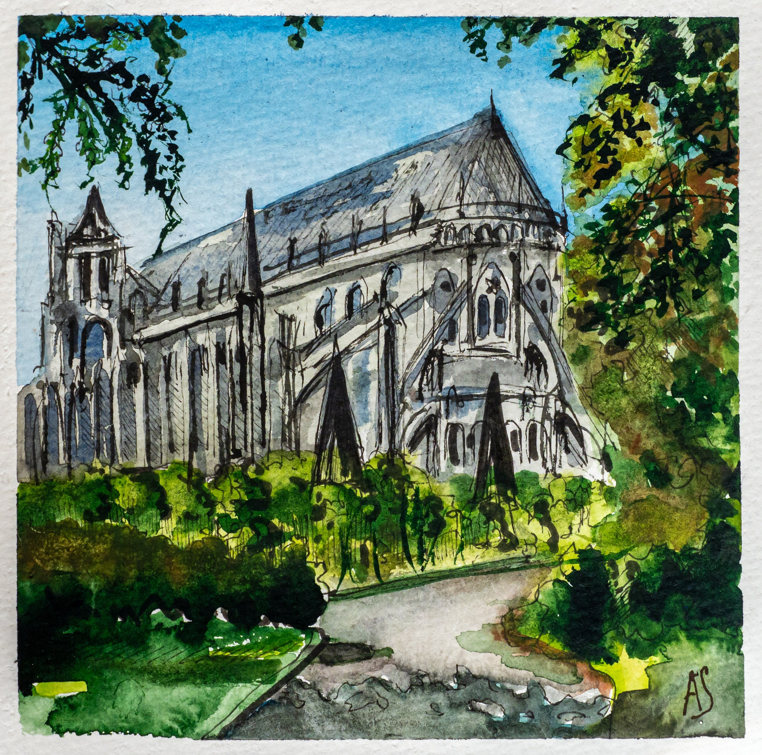 Urban views. Angelina Sorokopud. Artist in Strasbourg